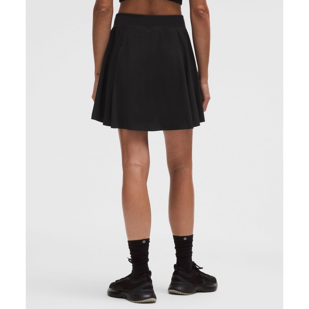 룰루레몬(LULULEMON) A라인 사이드 플리트 테니스 스커트 *롱  BLK