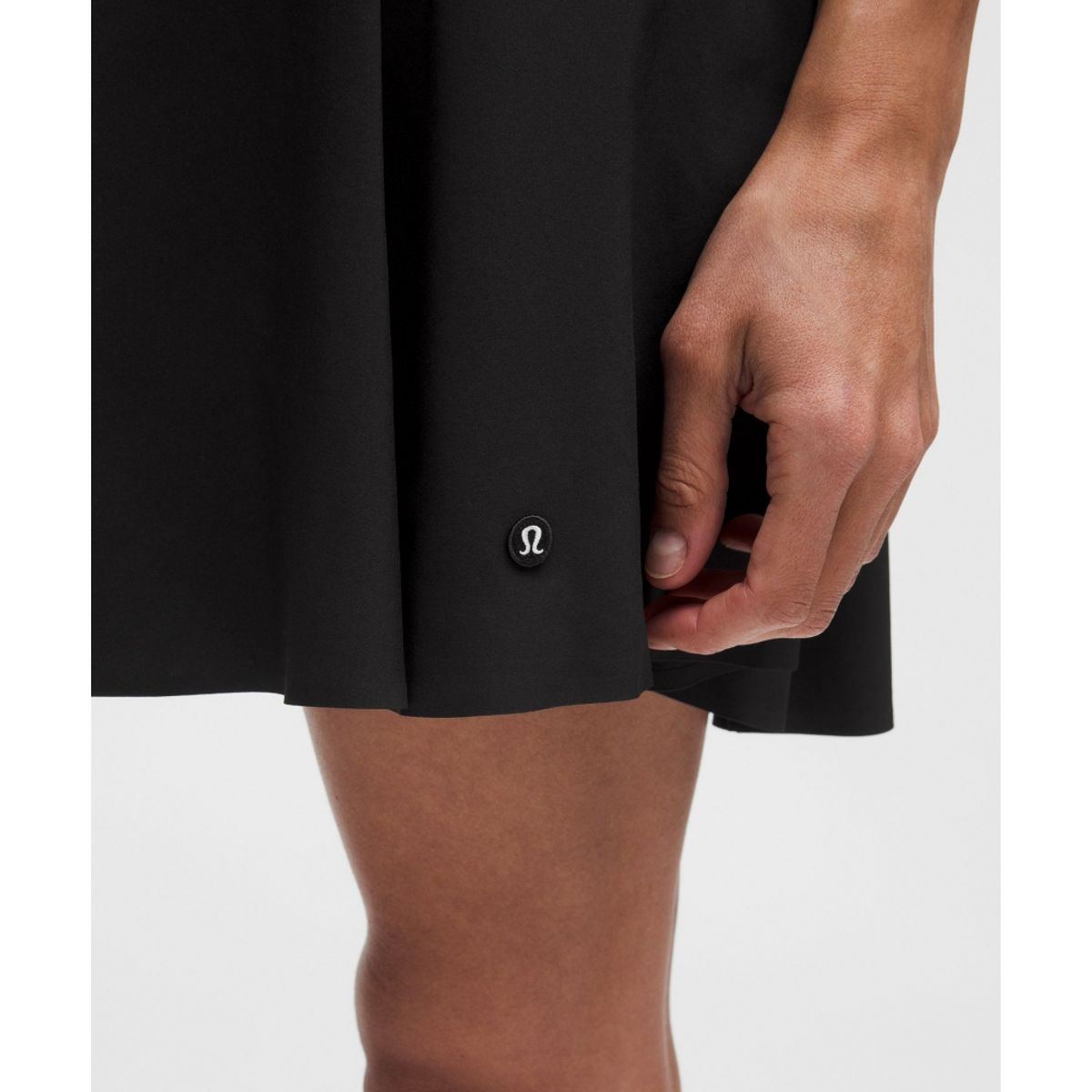 룰루레몬(LULULEMON) A라인 사이드 플리트 테니스 스커트 *롱  BLK
