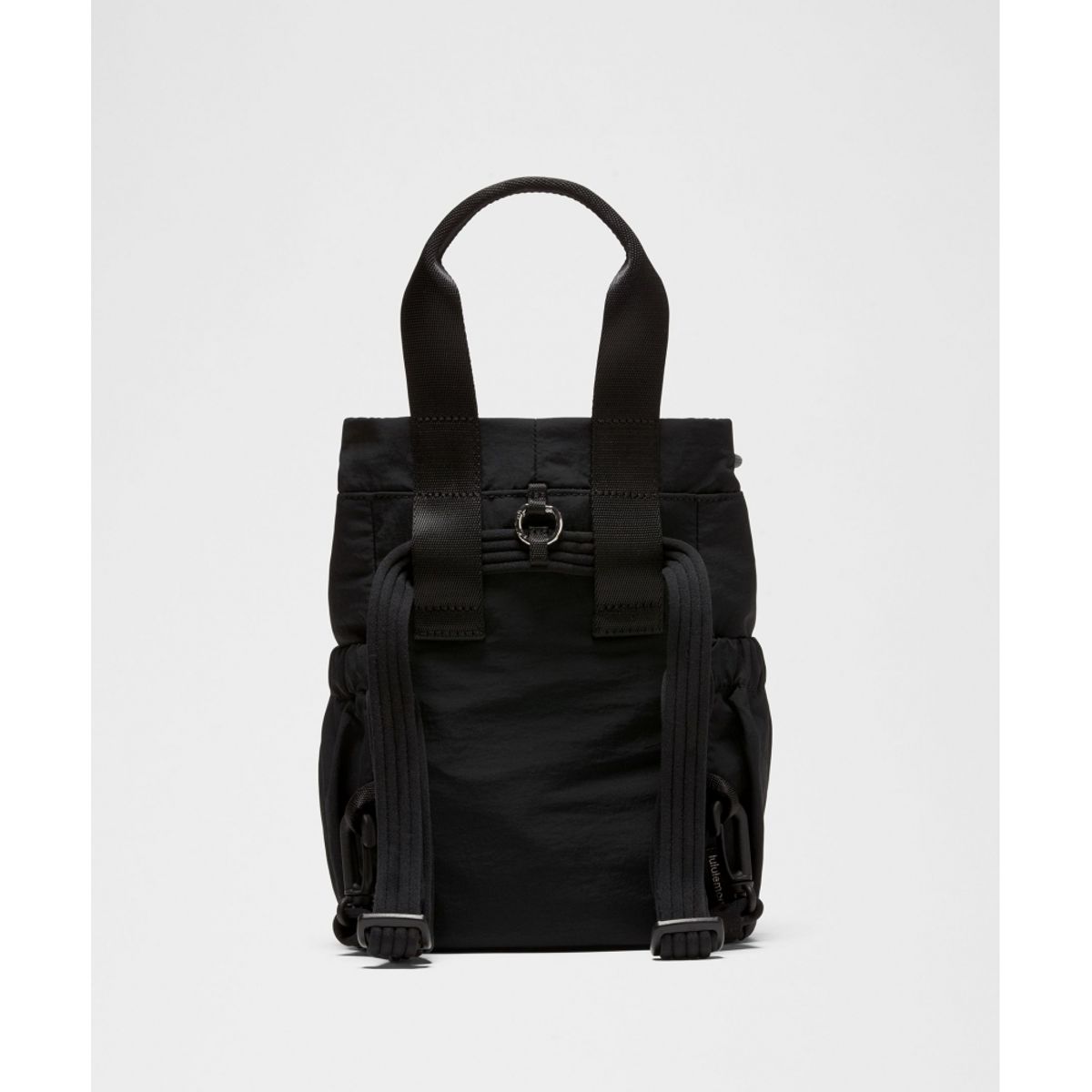 룰루레몬(LULULEMON) 컨버터블 드로스트링 버킷백 미니 5L  BLK ONGE SLVR
