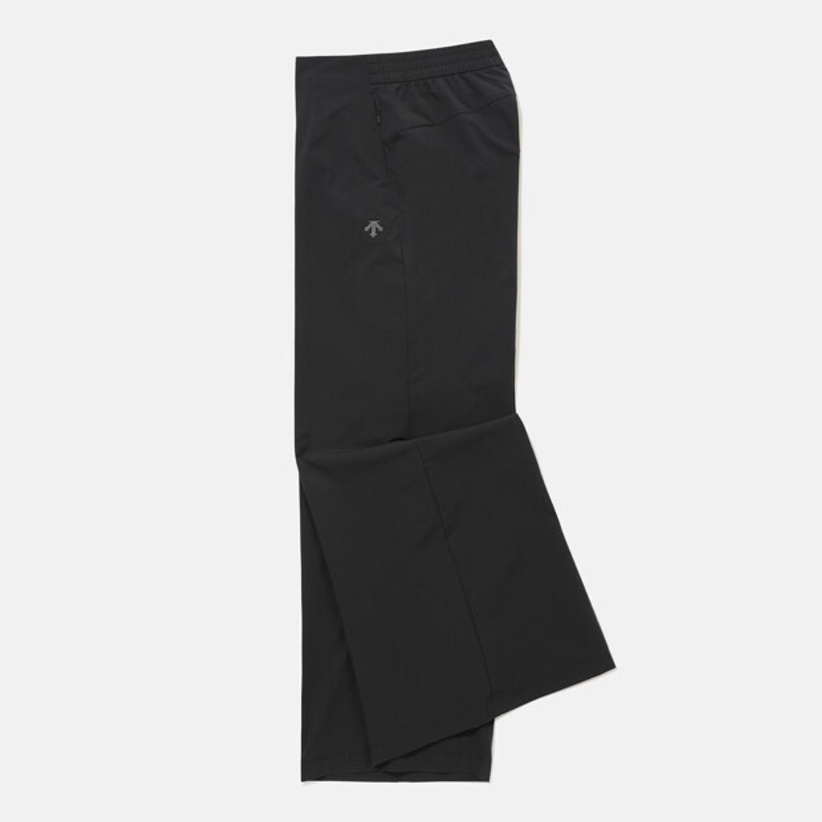 데상트(DESCENTE) 우먼스 듀얼리스 와이드 우븐 팬츠 블랙 SR222DPT44