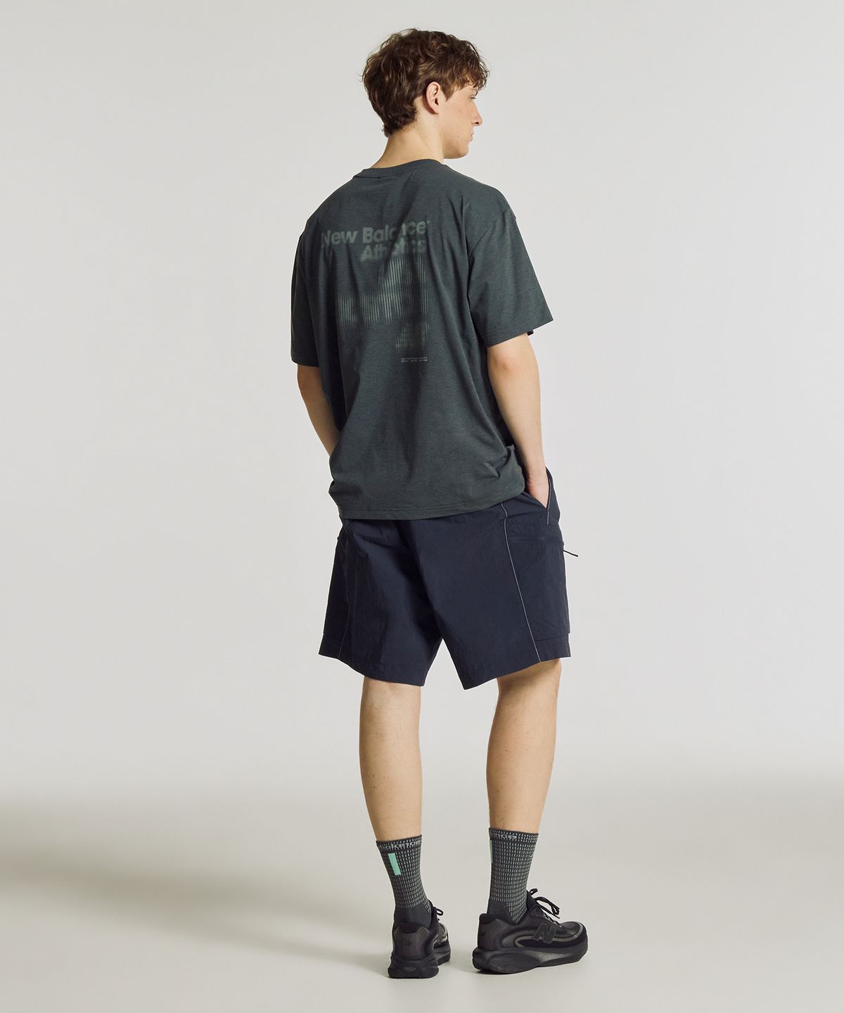 뉴발란스(NEW BALANCE) NBNEG31603 / UNI FROZEN BOSTON 반팔티 (HUNTER)