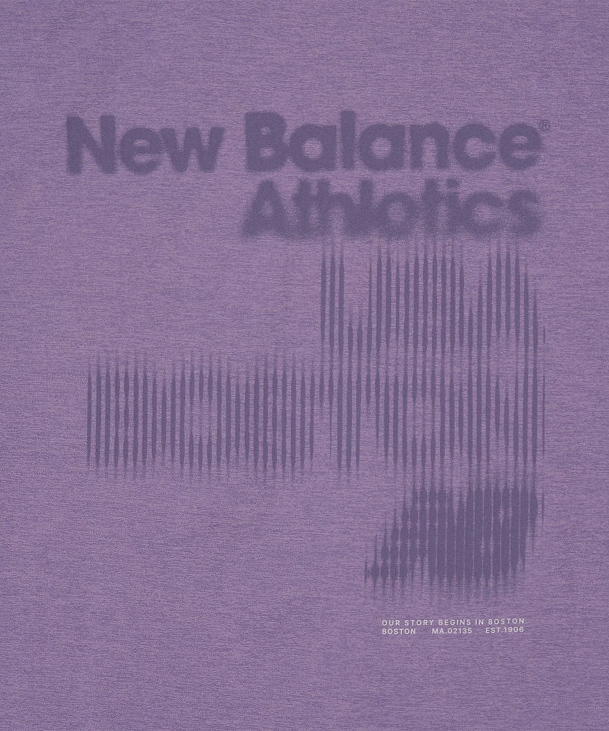 뉴발란스(NEW BALANCE) NBNEG31603 / UNI FROZEN BOSTON 반팔티 (PURPLE)