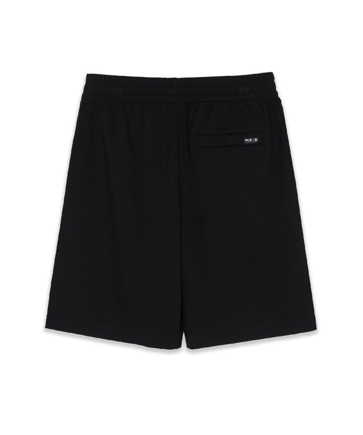 엠엘비(MLB) 베이직 스몰로고 쿨링 양면지 파이핑 6부 반바지 NY (Black)