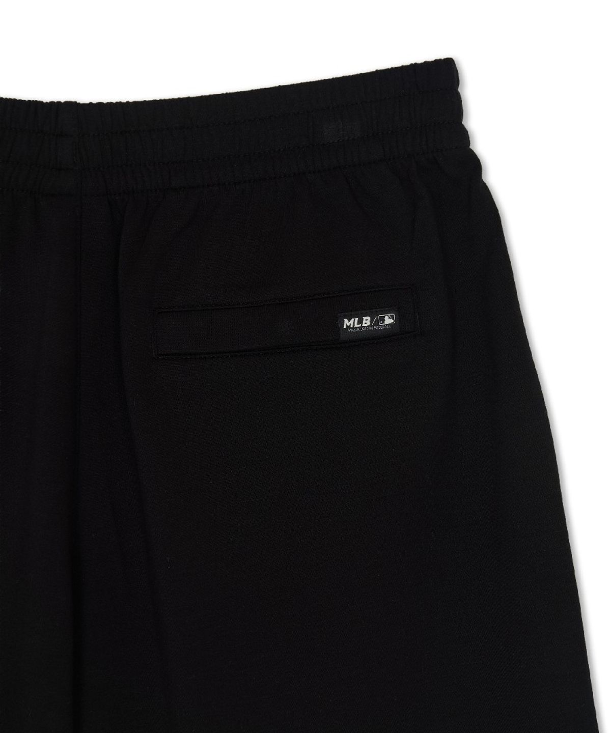 엠엘비(MLB) 베이직 스몰로고 쿨링 양면지 파이핑 6부 반바지 NY (Black)