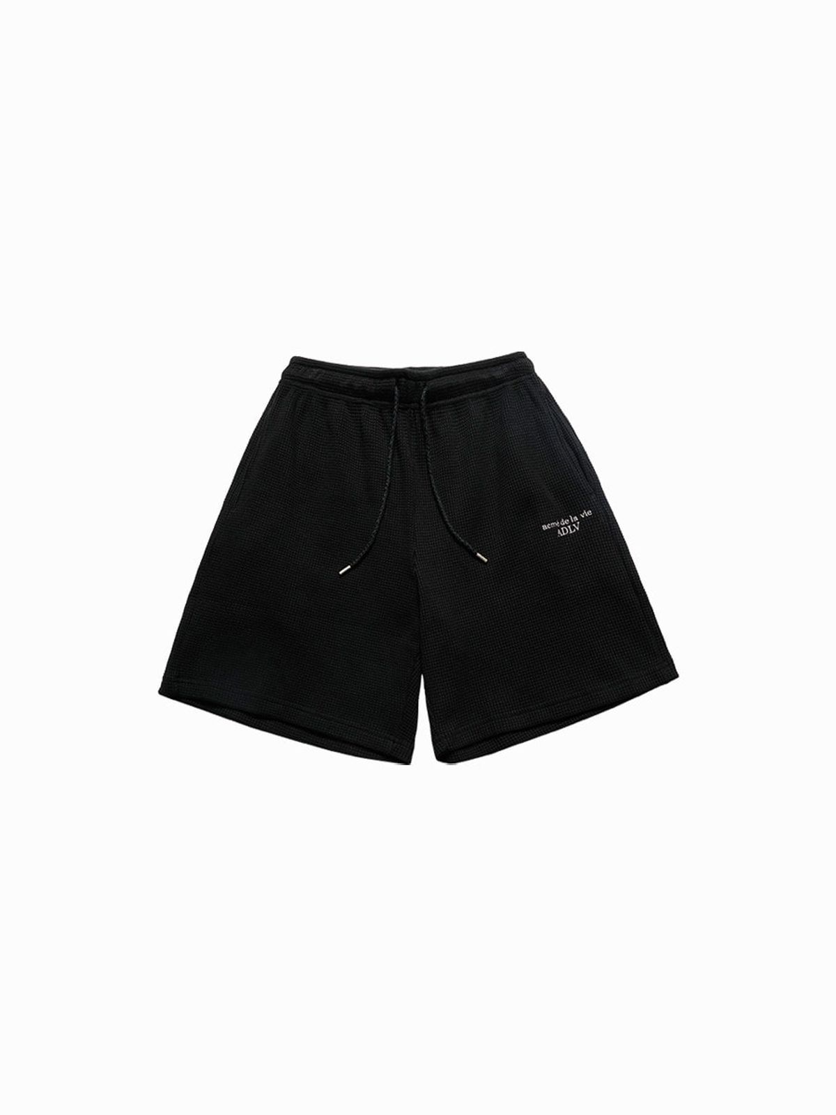 아크메드라비(ACME DE LA VIE) BASIC LOGO WAFFLE SHORT PANTS