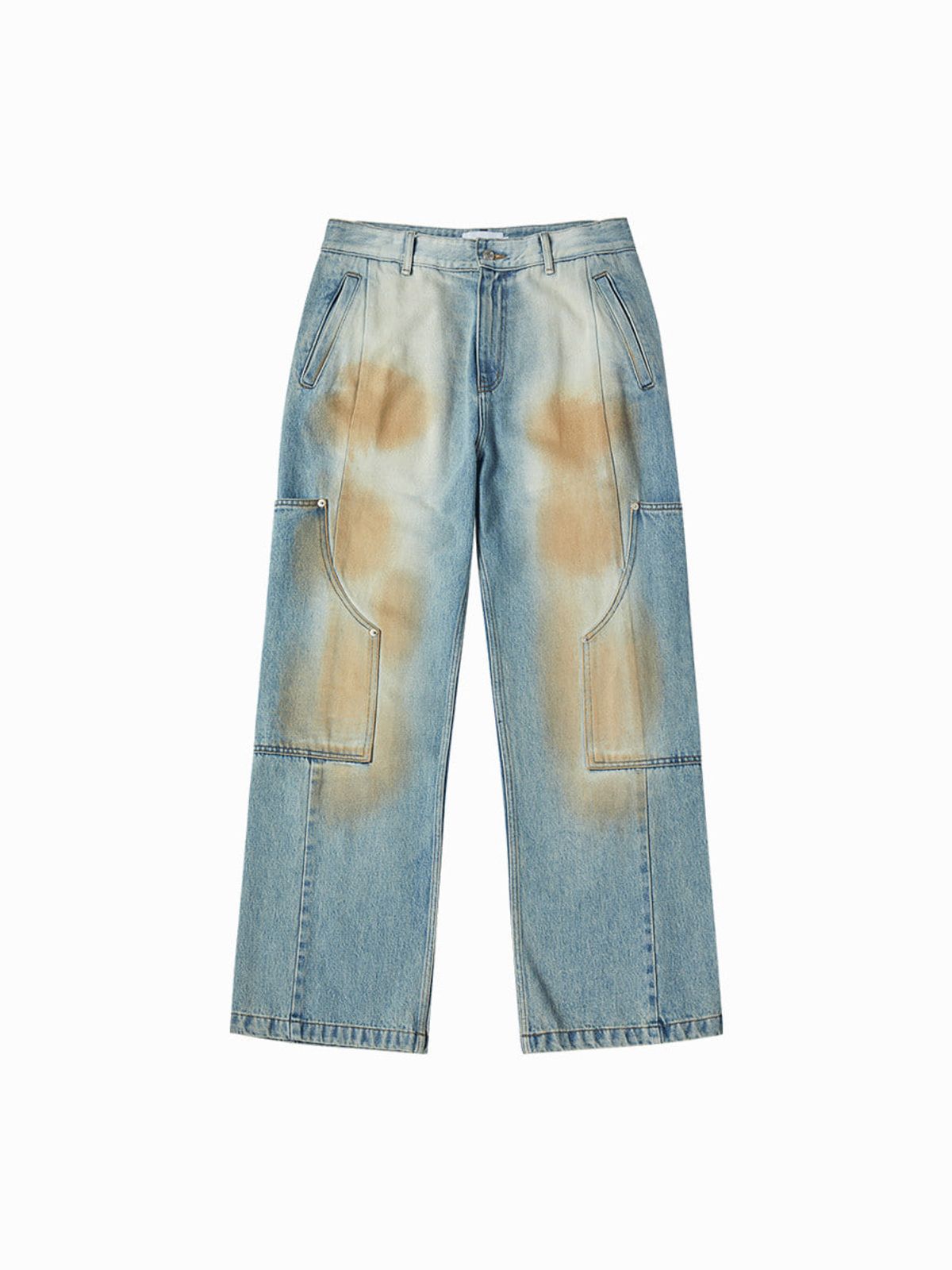 아크메드라비(ACME DE LA VIE) PAINT CARPENTER DETAIL DENIM PANTS