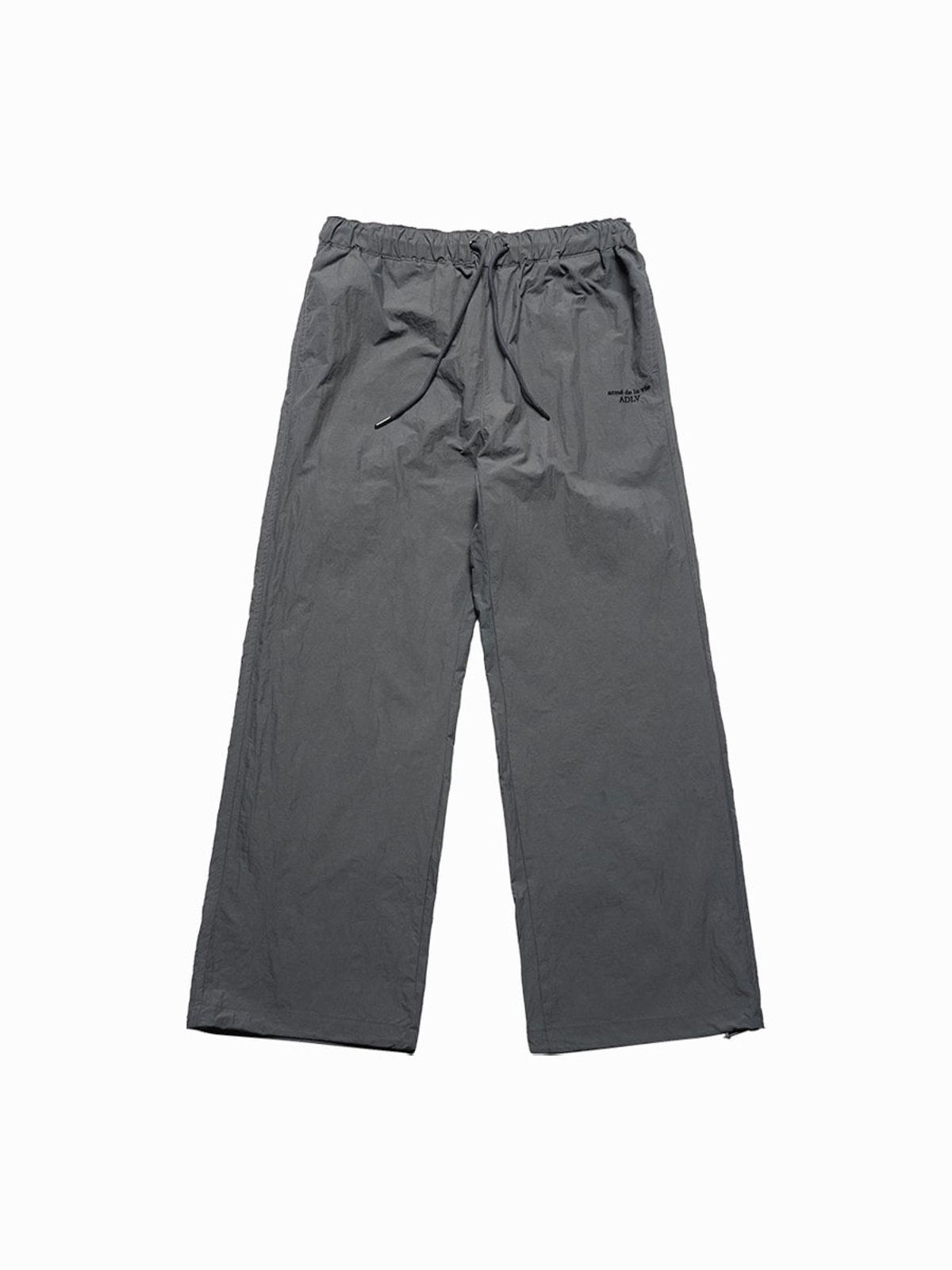 아크메드라비(ACME DE LA VIE) SOLID NYLON WIDE PANTS