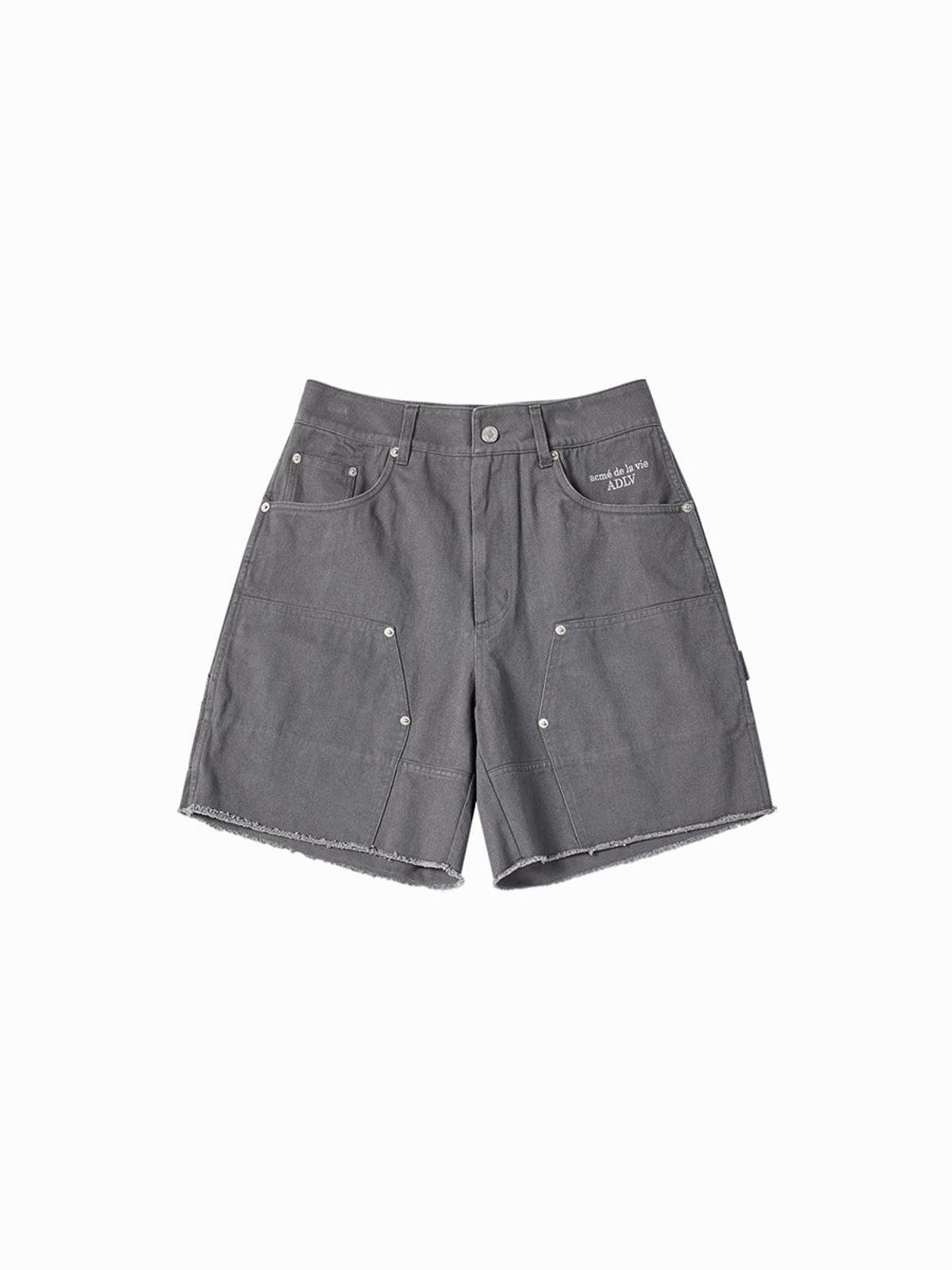 아크메드라비(ACME DE LA VIE) DOUBLE KNEE DENIM SHORT PANTS