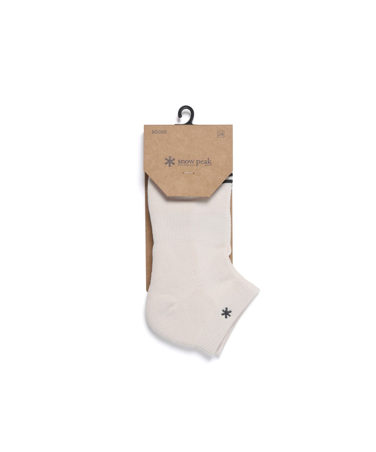 스노우피크 어패럴(SNOWPEAK APPAREL) 쿨맥스 앵클 삭스 (S26ZUTSO84) Cream