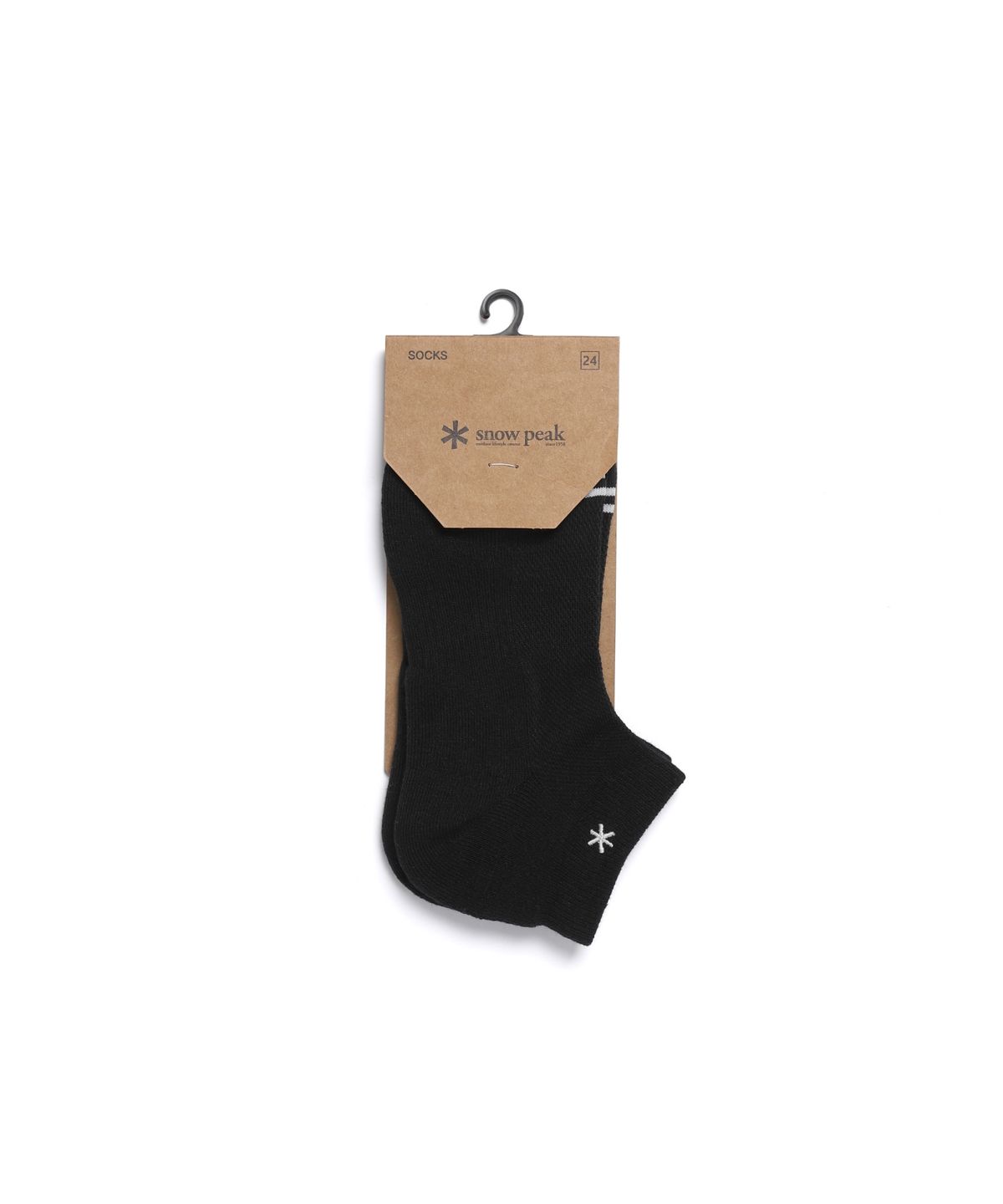 스노우피크 어패럴(SNOWPEAK APPAREL) 쿨맥스 앵클 삭스 (S26ZUTSO84) Black