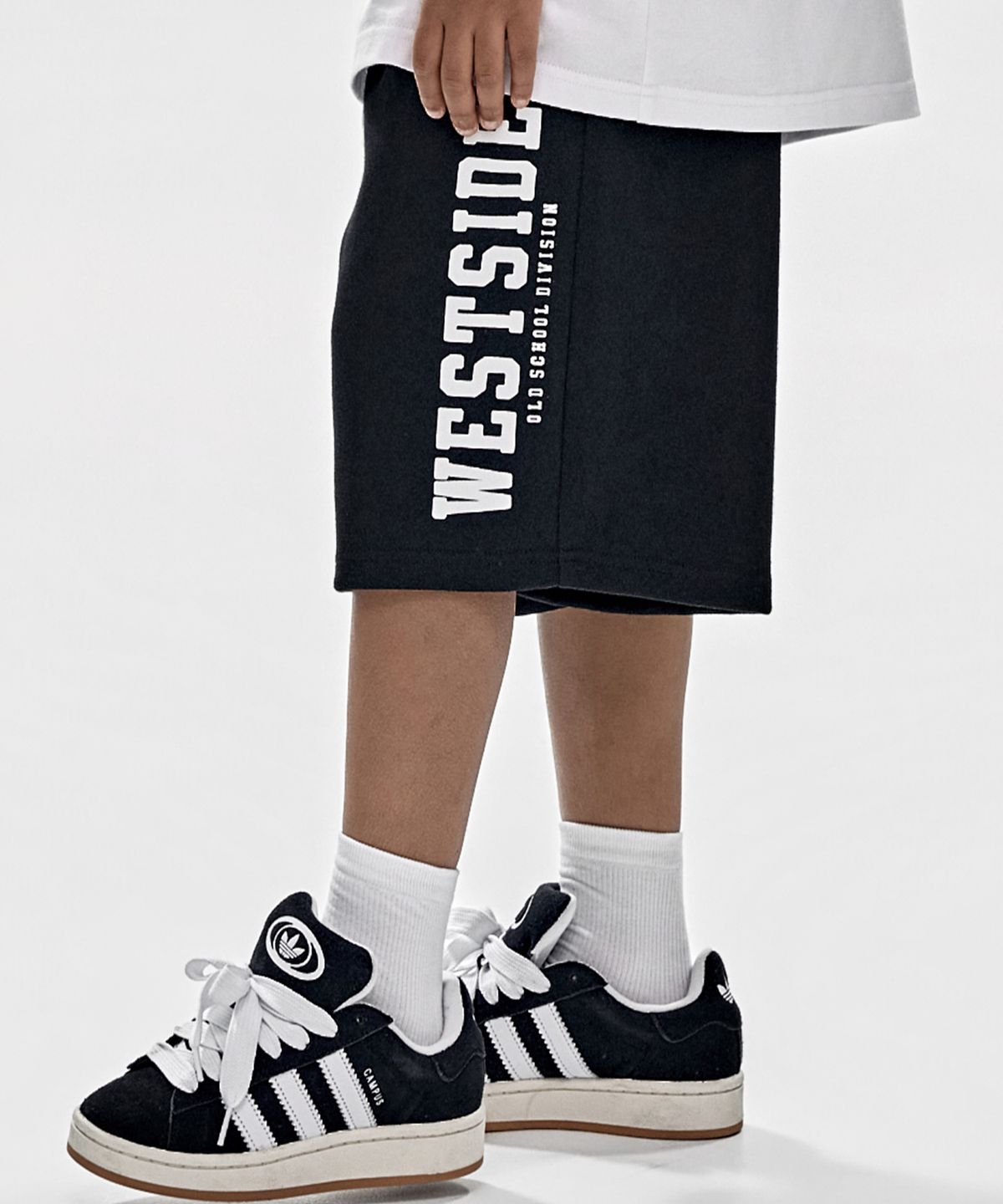 테이크이지 키즈(TAKEASY KIDS) [기획] 자이언트핏 웨스트사이드 셋업 (화이트/블랙)
