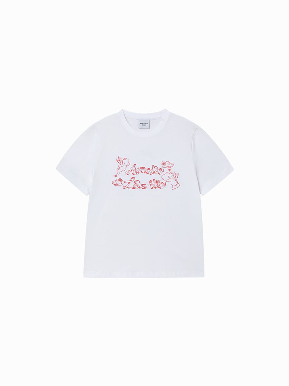 아크메드라비(ACME DE LA VIE) WOMAN ANGEL AC BEAR SHORT SLEEVE T-SHIRT