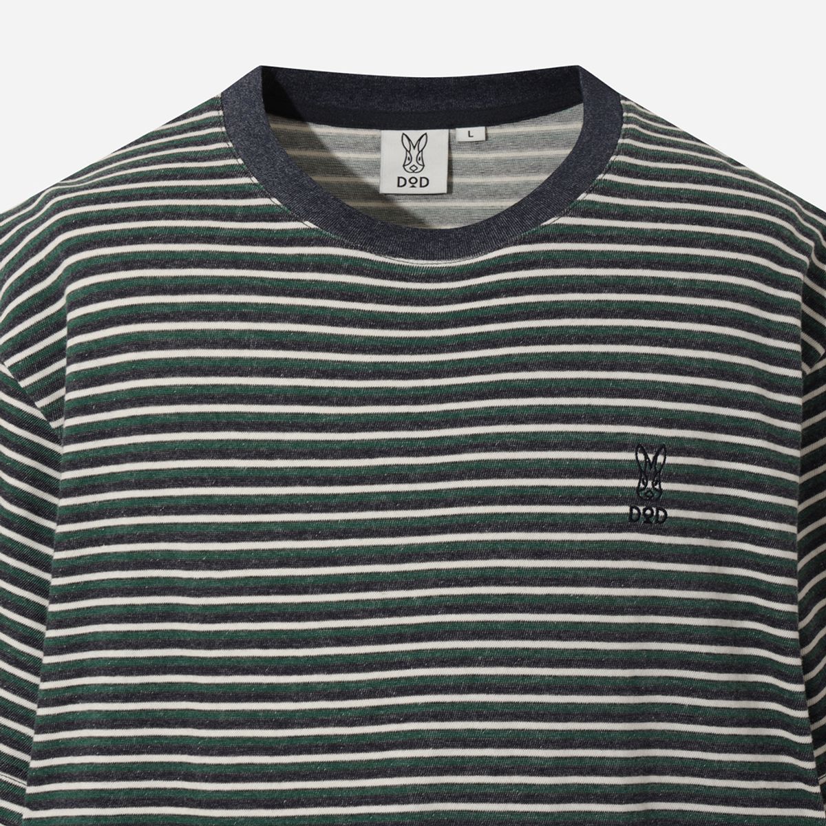 디오디(DOD) 멀티 스트라이프 반팔 티셔츠(NAVY)
