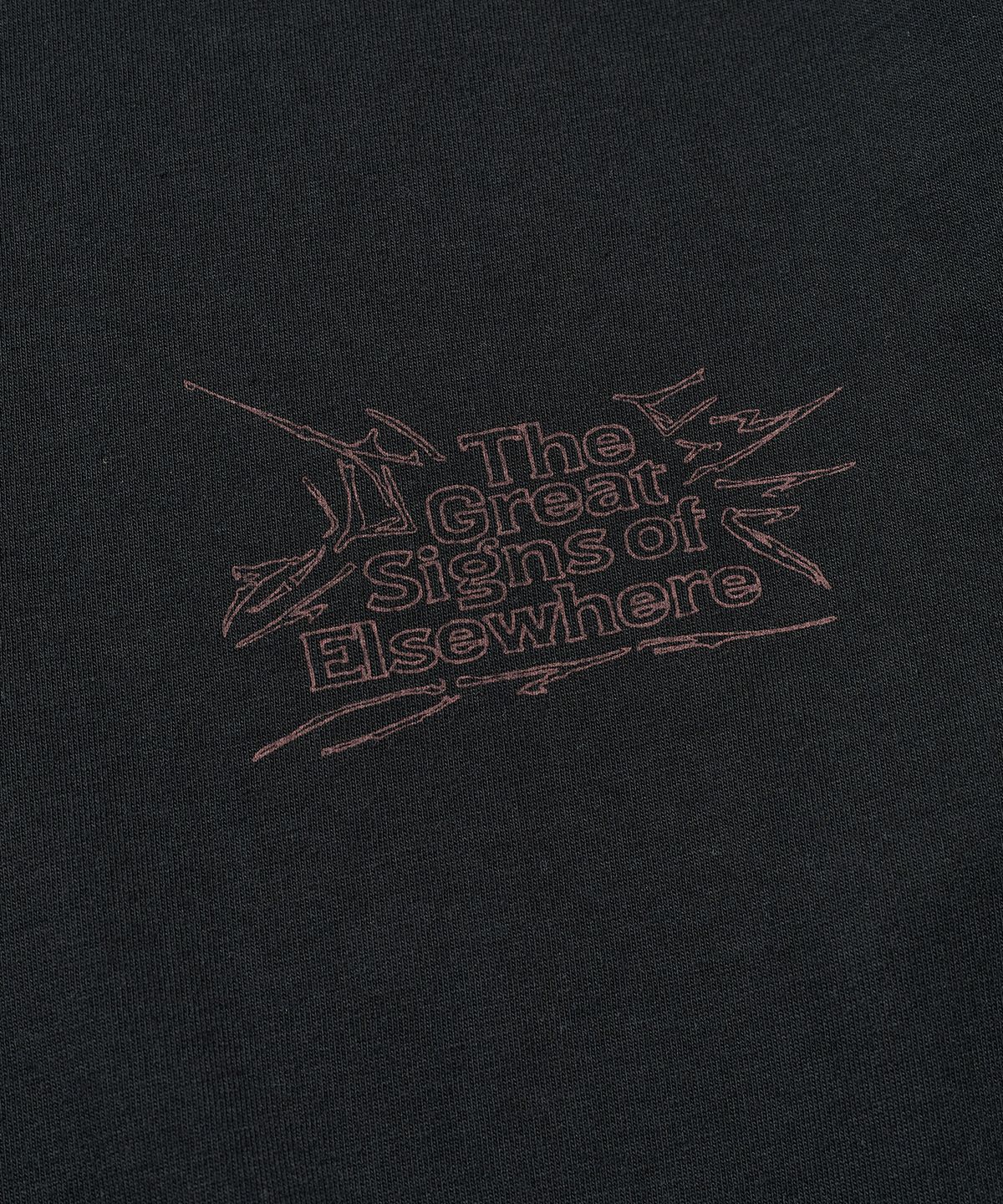 에스파이(ESFAI) MEMORY TYPE L/S T-SHIRT (VTG BLACK)