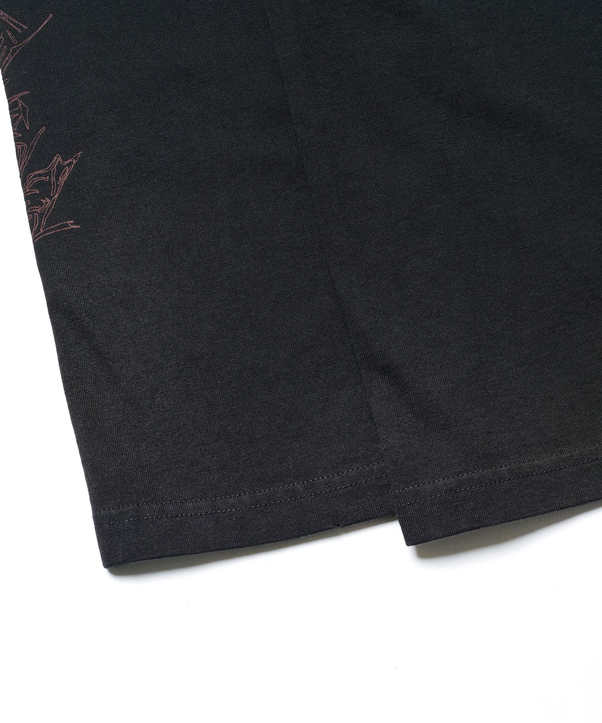 에스파이(ESFAI) MEMORY TYPE L/S T-SHIRT (VTG BLACK)