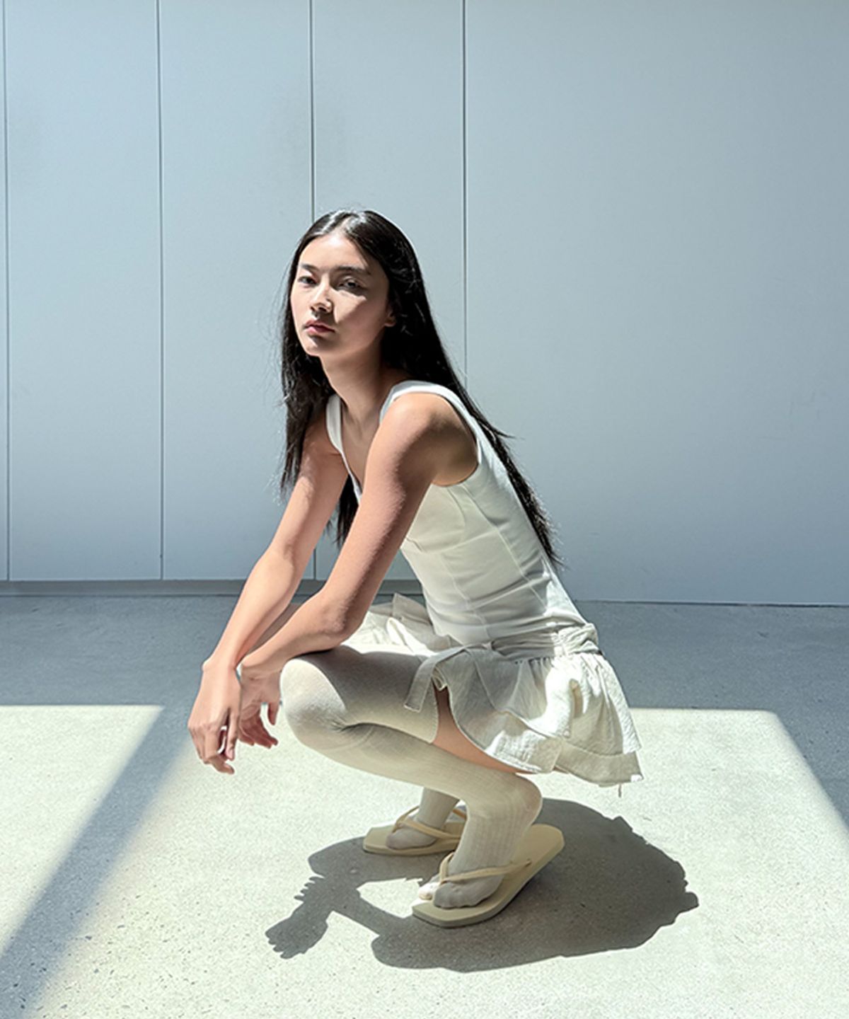 오도어(ODOR) Shaped dress - White