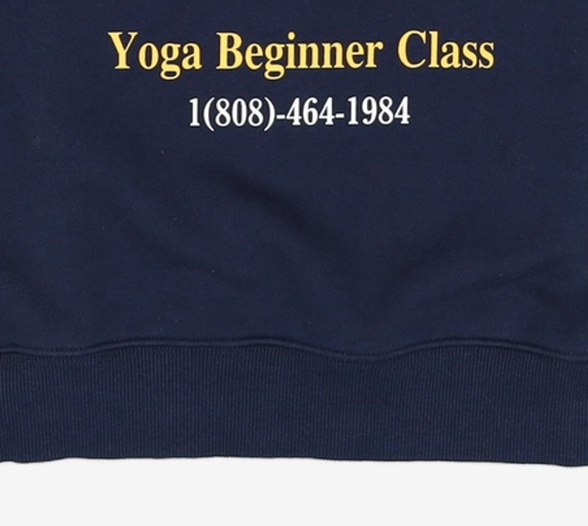 피지컬 디파트먼트(PHYSICAL DEPARTMENT) (23SS) YOGA BEGINNER CLASS CREWNECK NAVY 2