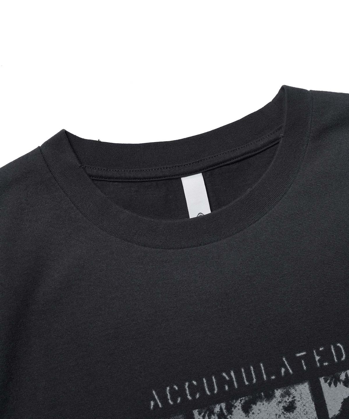 에스파이(ESFAI) ACCUMULATED REGULAR T-SHIRT (VTG BLACK)