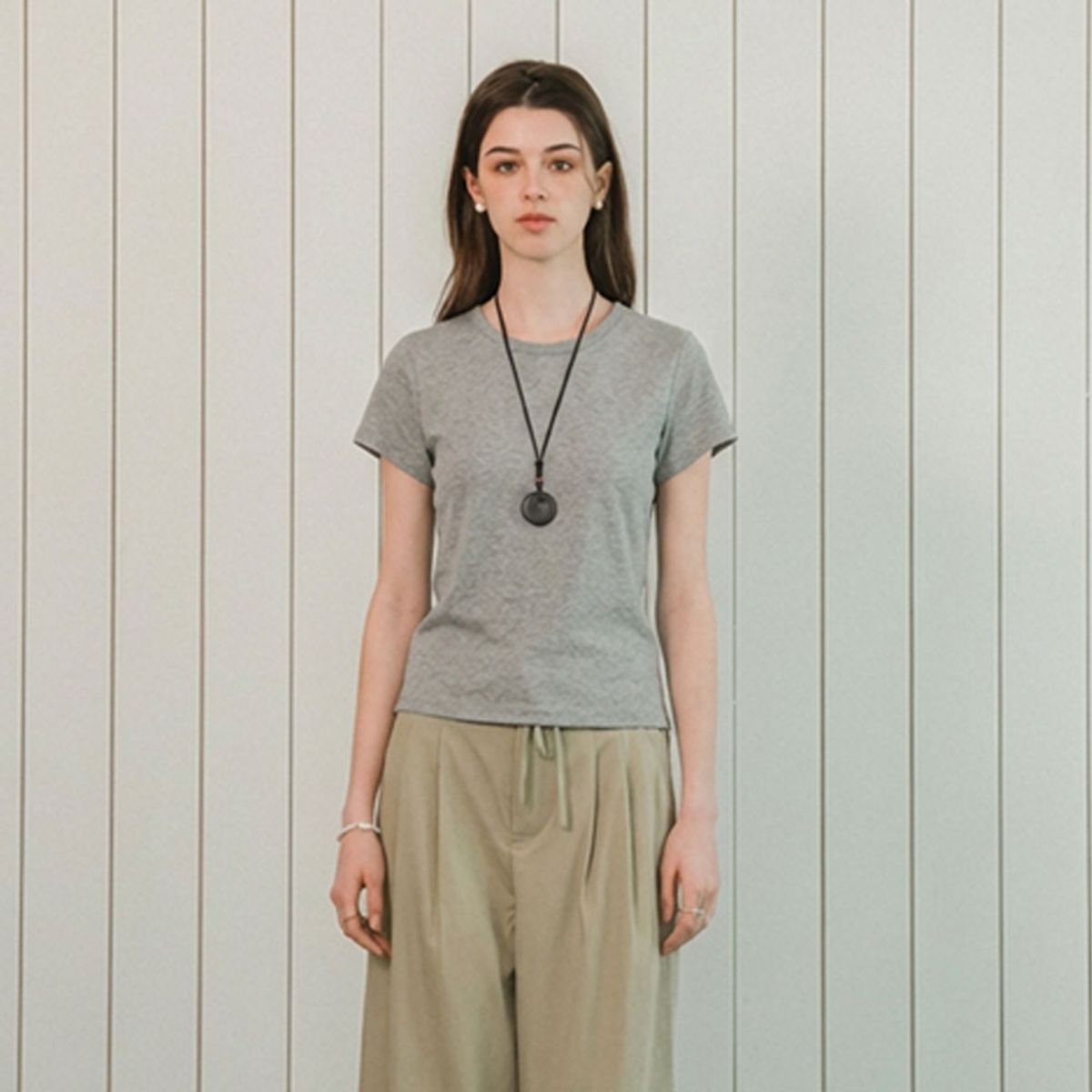 던드롭(DUNDROP) DD_Soft drape cap sleeve top_3color