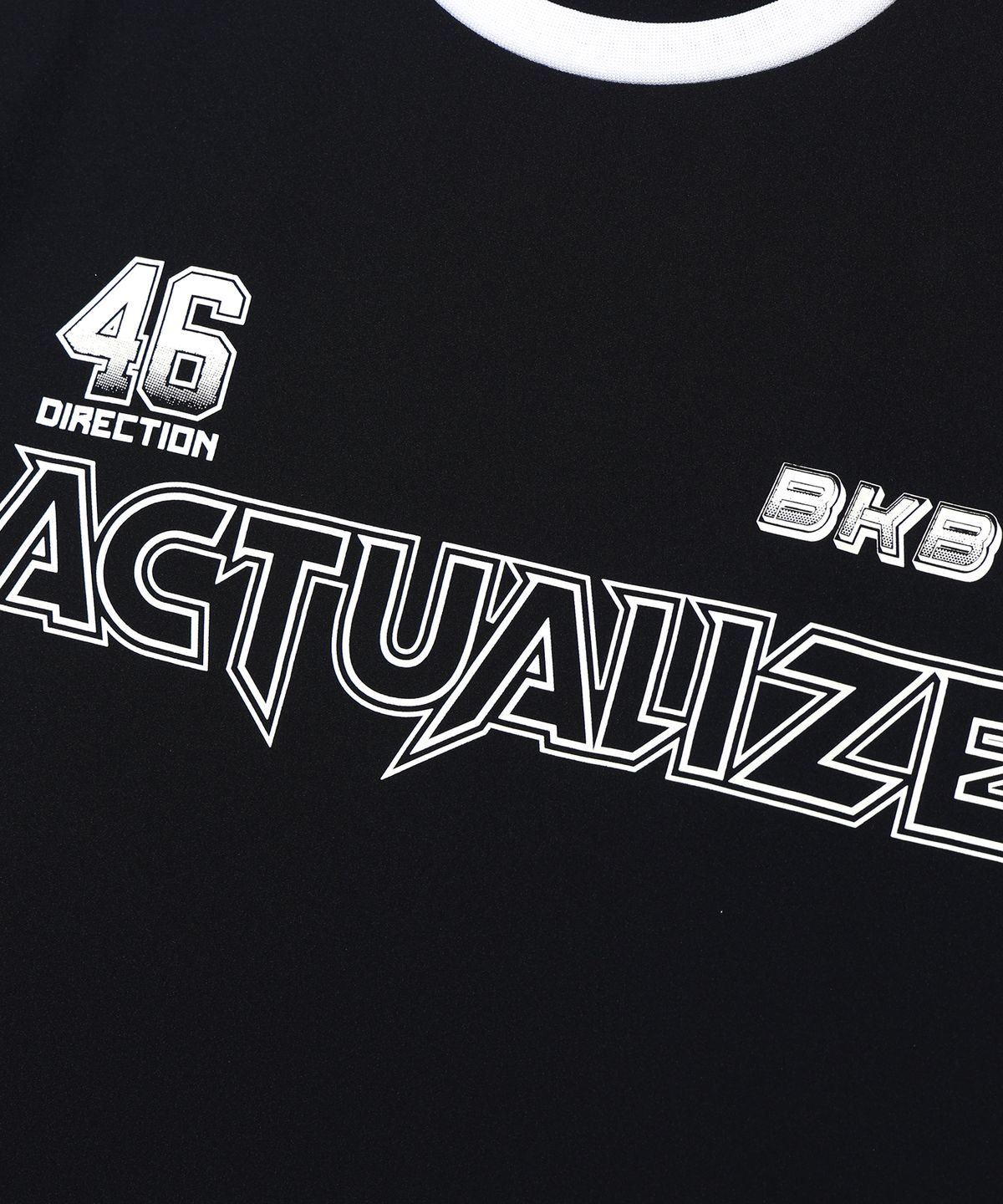 벙커버스터(BUNKERBUSTER) 트랙 배색 그래픽 반팔티 MQ2TU222_BLACK