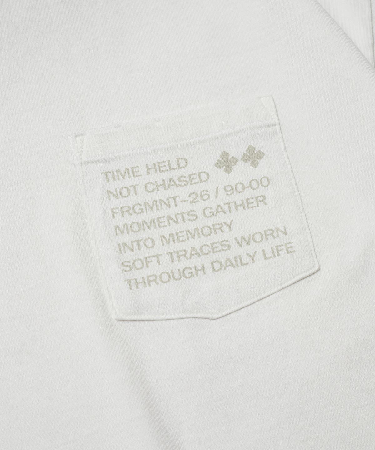 에스파이(ESFAI) TIME HELD RELAXED T-SHIRT (OFF WHITE)