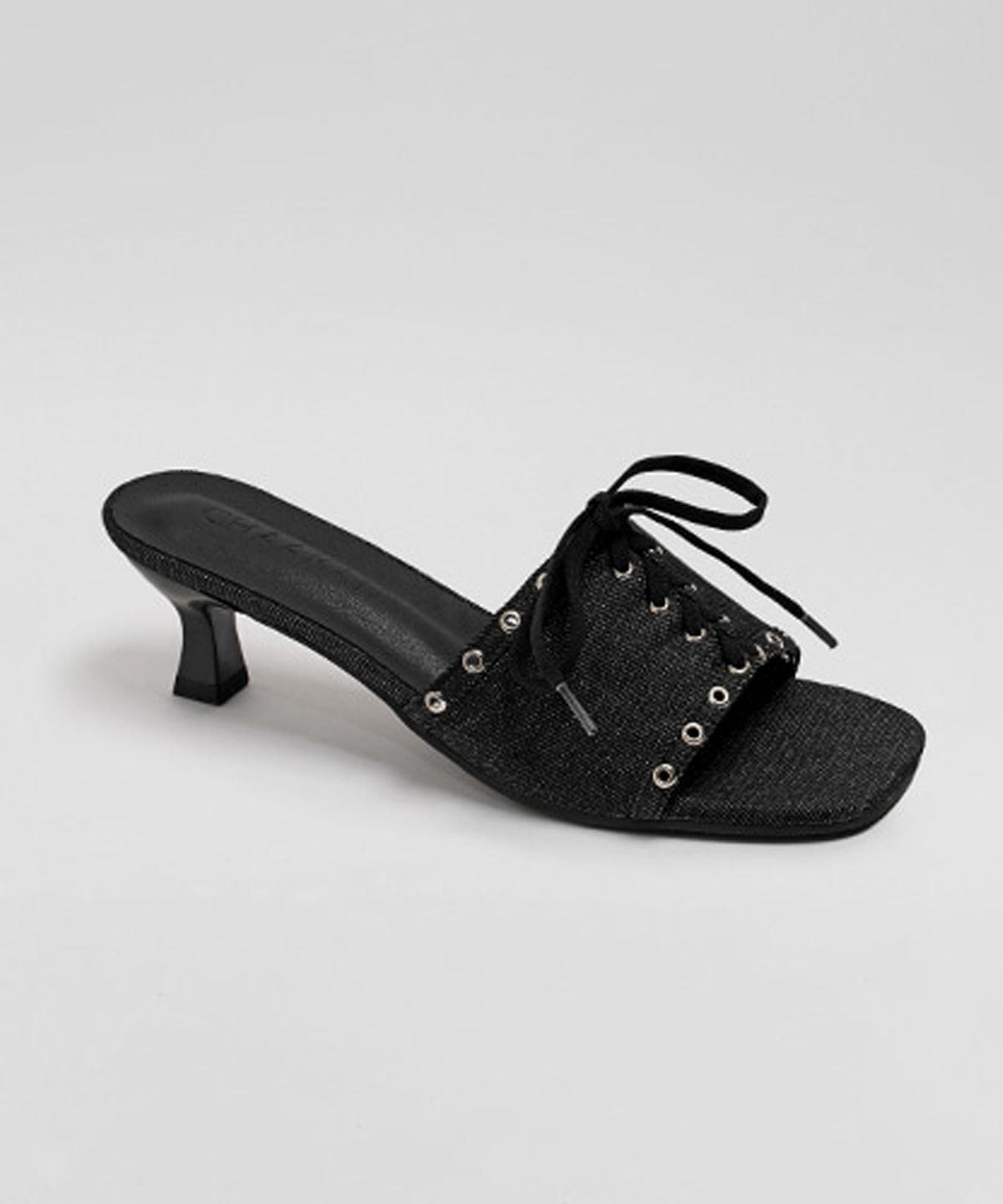 착한구두(CHAAKAN) 스푸키 레이스업 뮬 슬리퍼 MLFBS2i139 (5.5cm)
