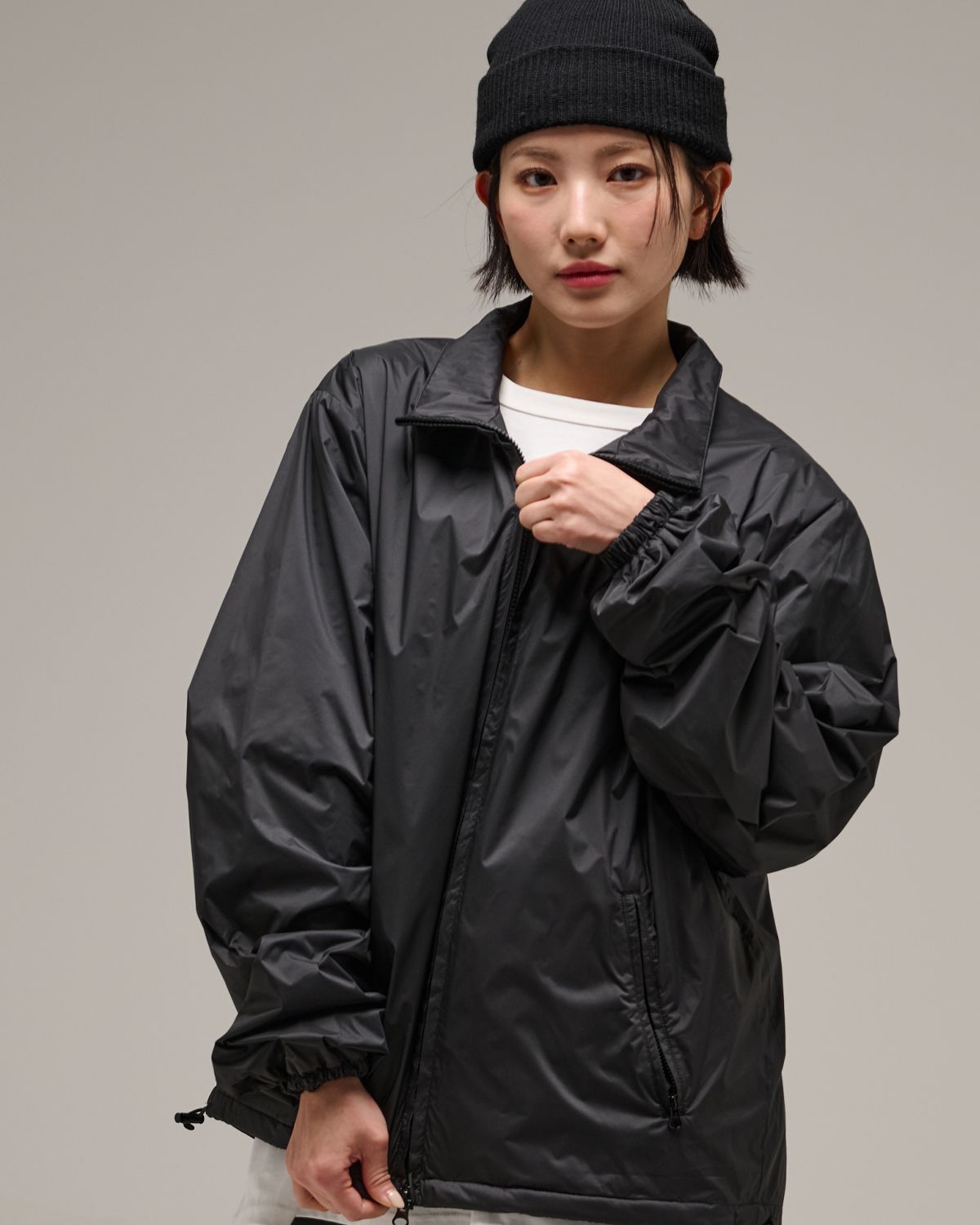 레이버코(RAVER CO) 클래식 유니온 윈드브레이커 블랙