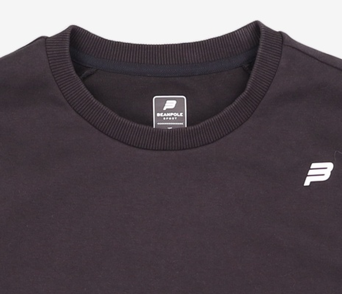 빈폴 스포츠(BEANPOLE SPORT) Unisex 블랙 솔리드 ACTIVE 맨투맨 (BO9741F015) 105