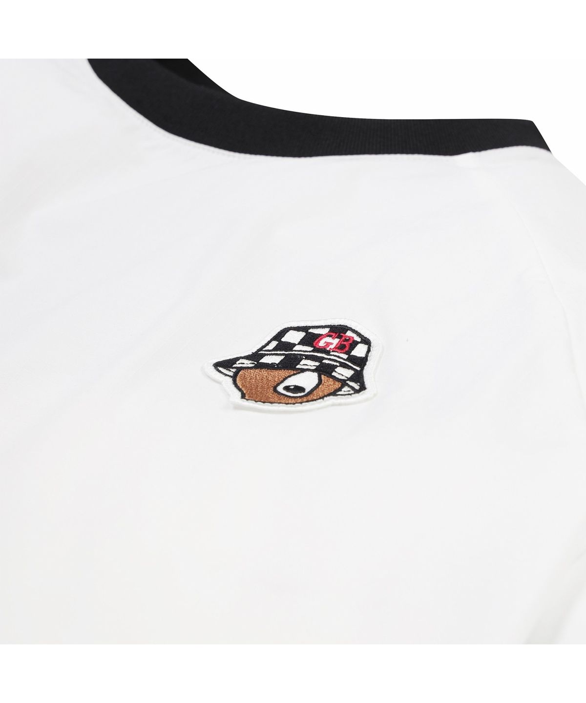 골든베어(GOLDEN BEAR) (M) Checker board Printed back Crewneck Pullover G4TAM26401WHX
