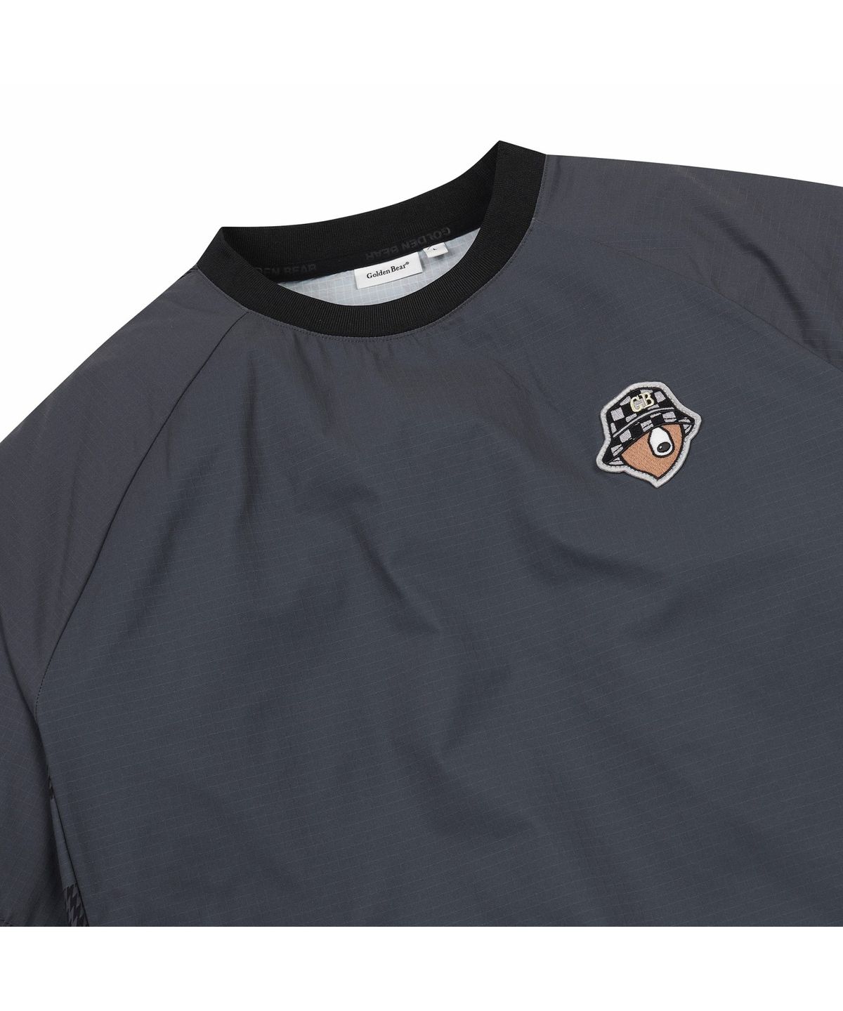 골든베어(GOLDEN BEAR) (M) Checker board Printed back Crewneck Pullover G4TAM26401DGX