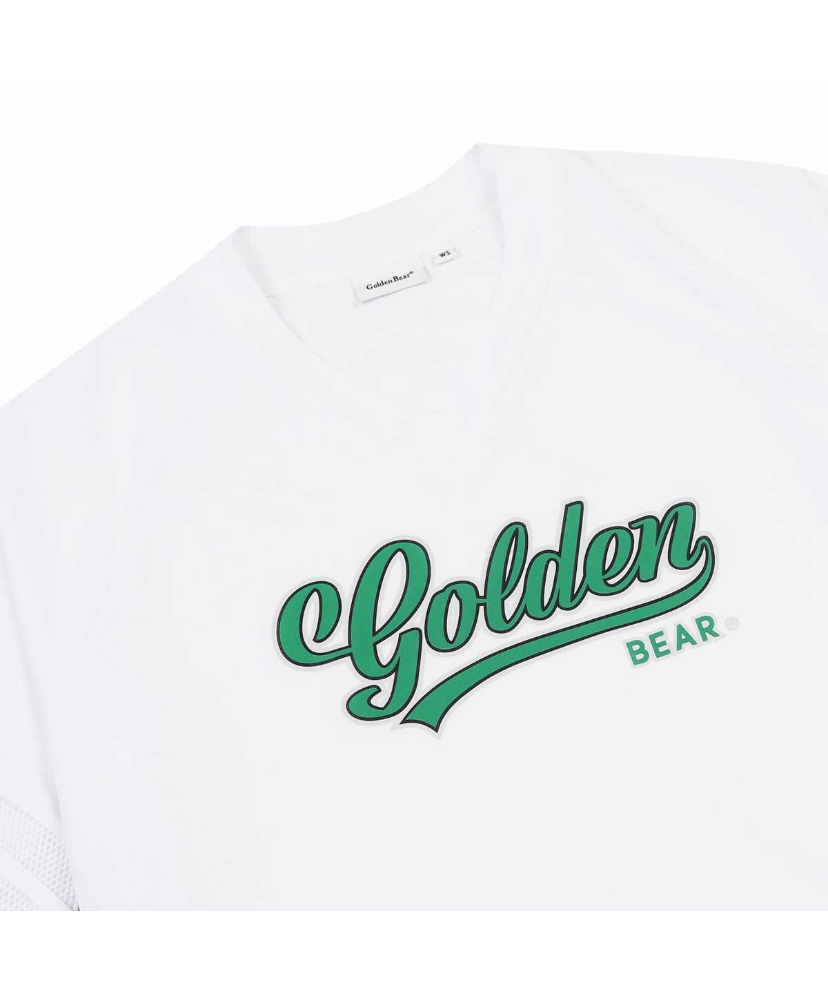 골든베어(GOLDEN BEAR) (W) Mesh Short Sleeve T-shirt G5TAM26441WHX