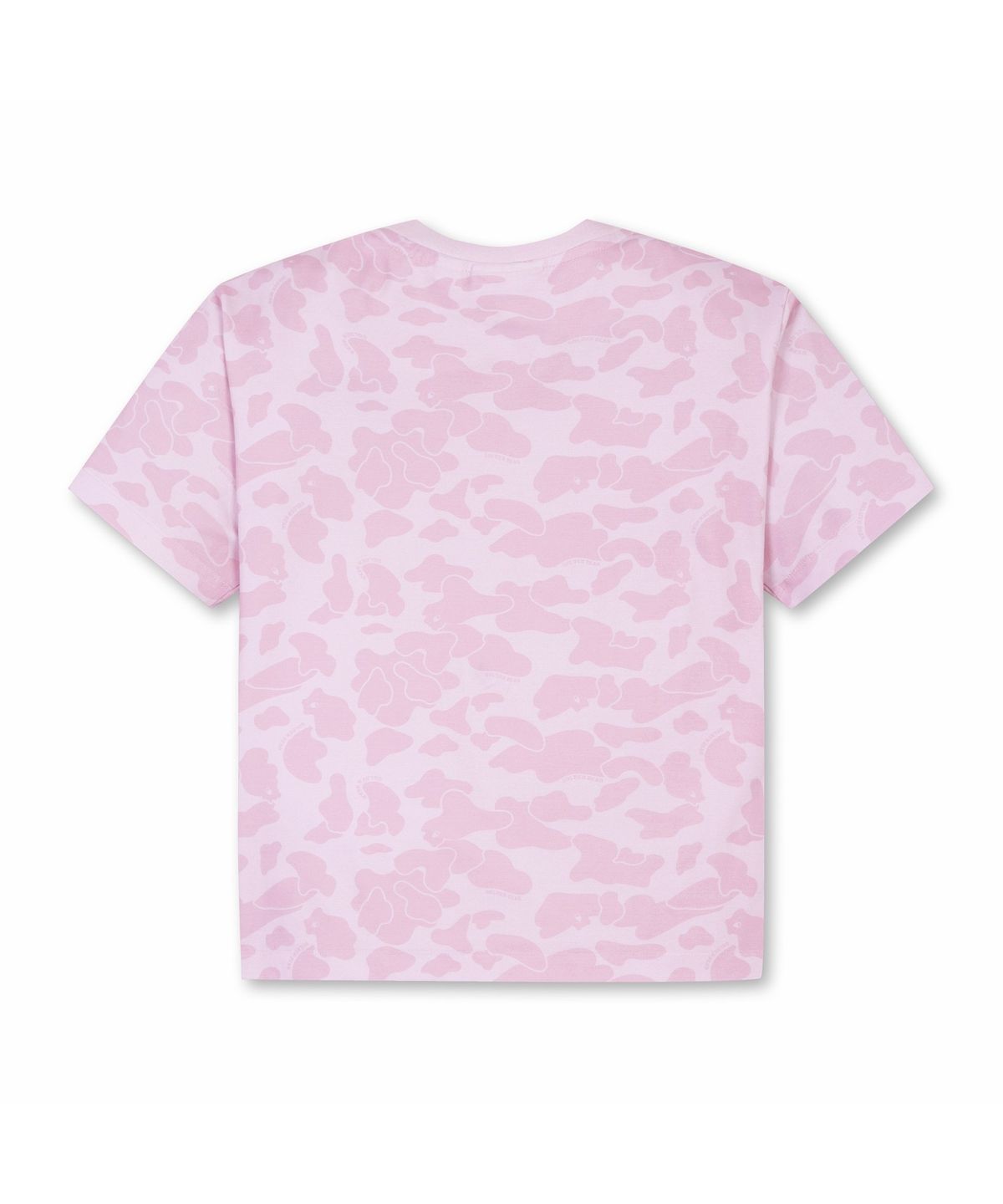 골든베어(GOLDEN BEAR) (W) Camo Chest Logo Whole Print T-shirt G5TAM26222PIX