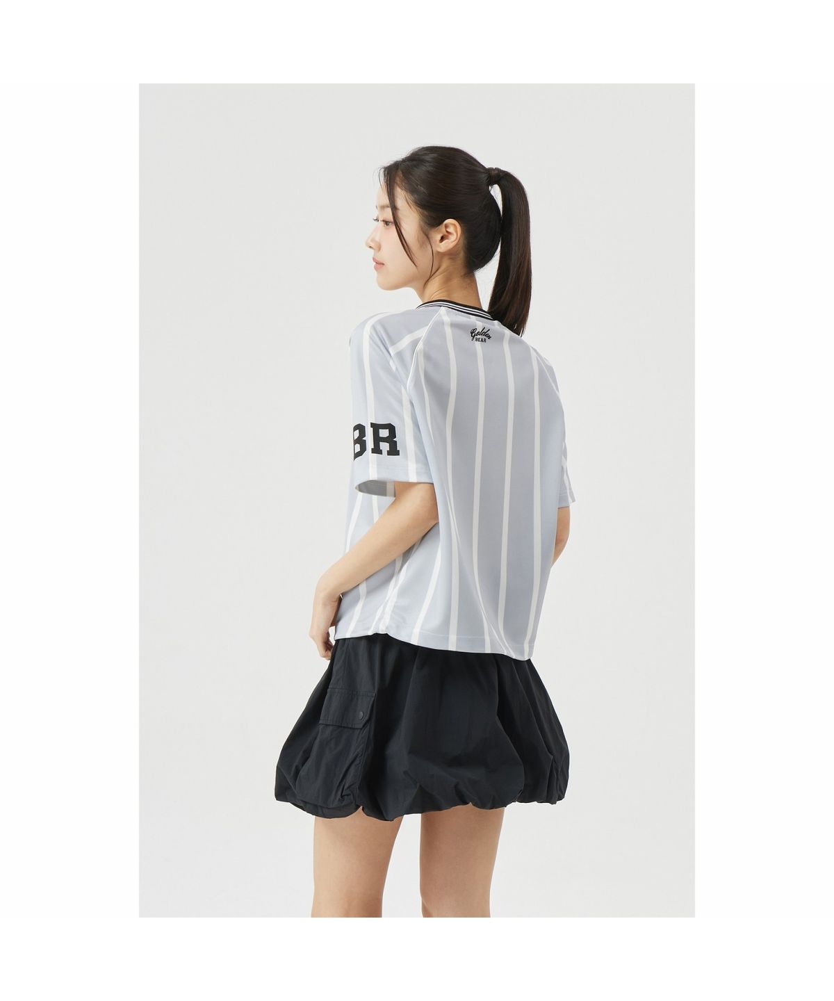 골든베어(GOLDEN BEAR) (W) Jaquard Graphic T-shirt G5TAM26451GYX