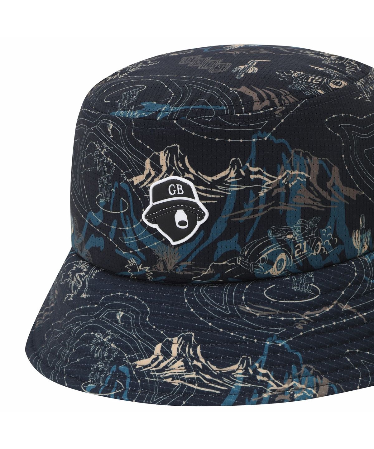 골든베어(GOLDEN BEAR) (M) Printed Bucket Hat G6RAX26301TQX