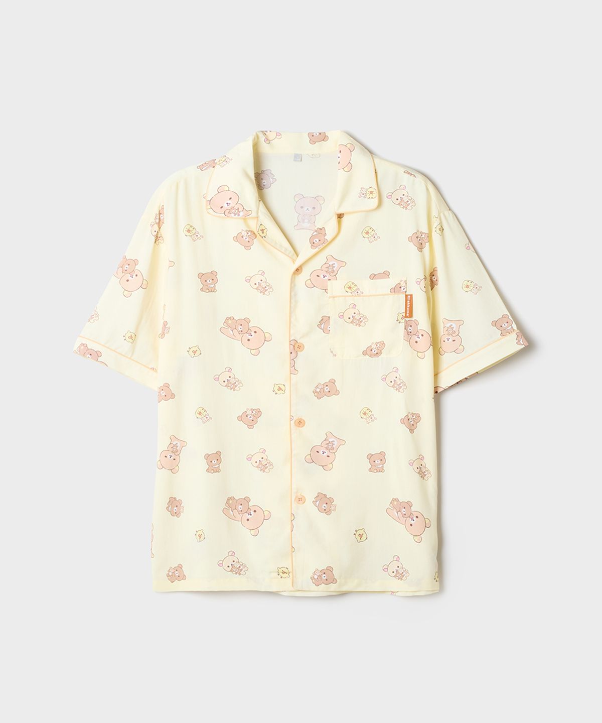 스파오(SPAO) [리락쿠마] 쿠마들의 느긋한 반팔 파자마(YELLOW)_SPPPG25U09