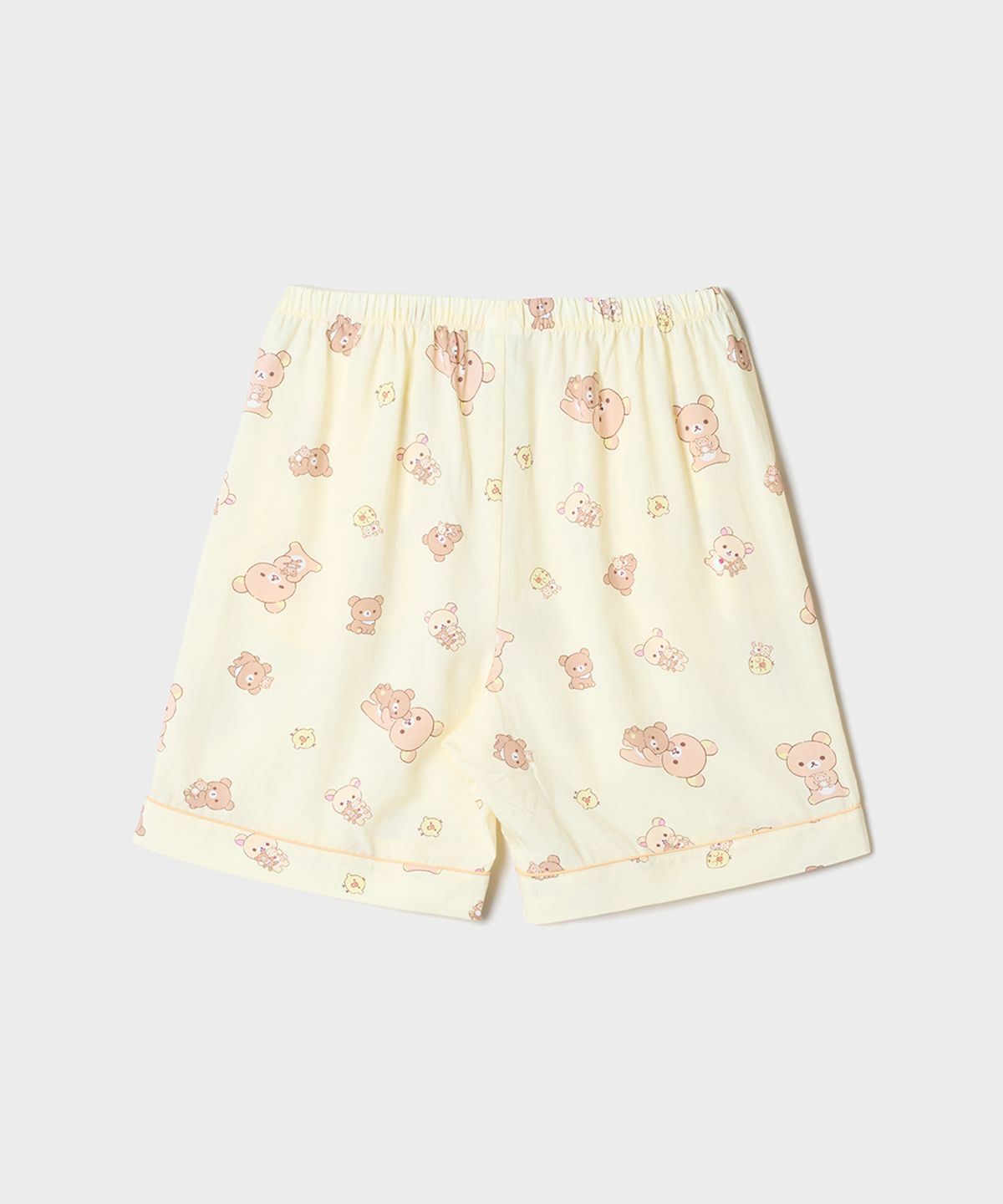 스파오(SPAO) [리락쿠마] 쿠마들의 느긋한 반팔 파자마(YELLOW)_SPPPG25U09