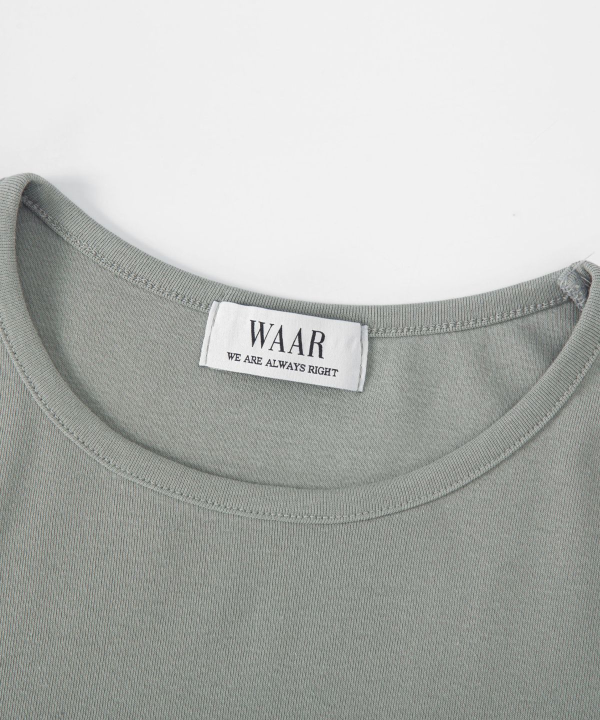 와르(WAAR) M1089 데일리 머슬핏 기능성 반팔 티셔츠_라이트 그레이