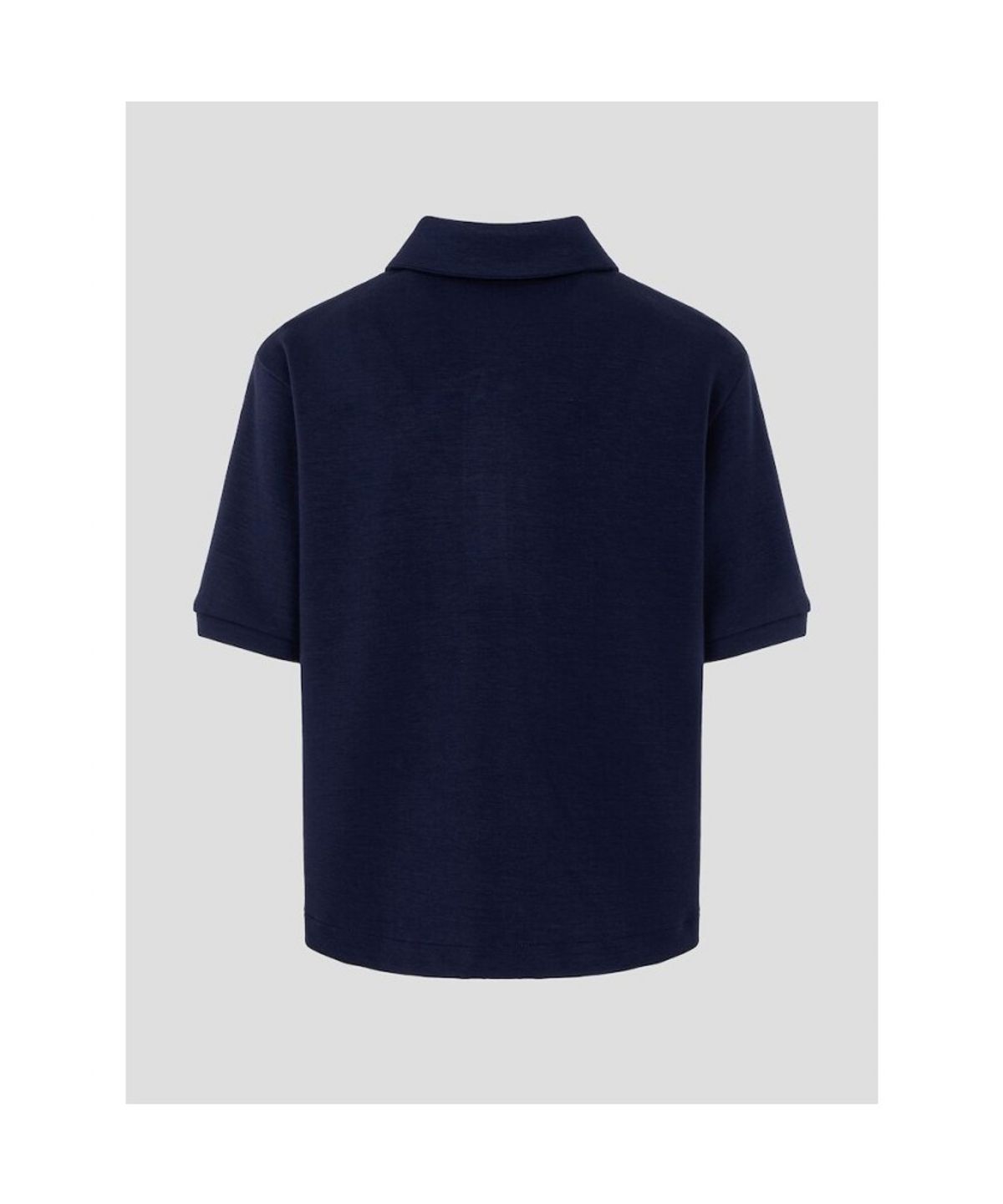 빈폴 레이디스(BEANPOLE LADIES) 레이온 혼방 오버핏 반소매 폴로 티셔츠  네이비 (BF6342C12R)