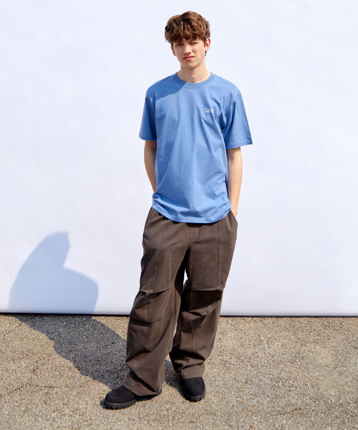 엘엠씨(LMC) DOODLE OG COMBO TEE gray blue