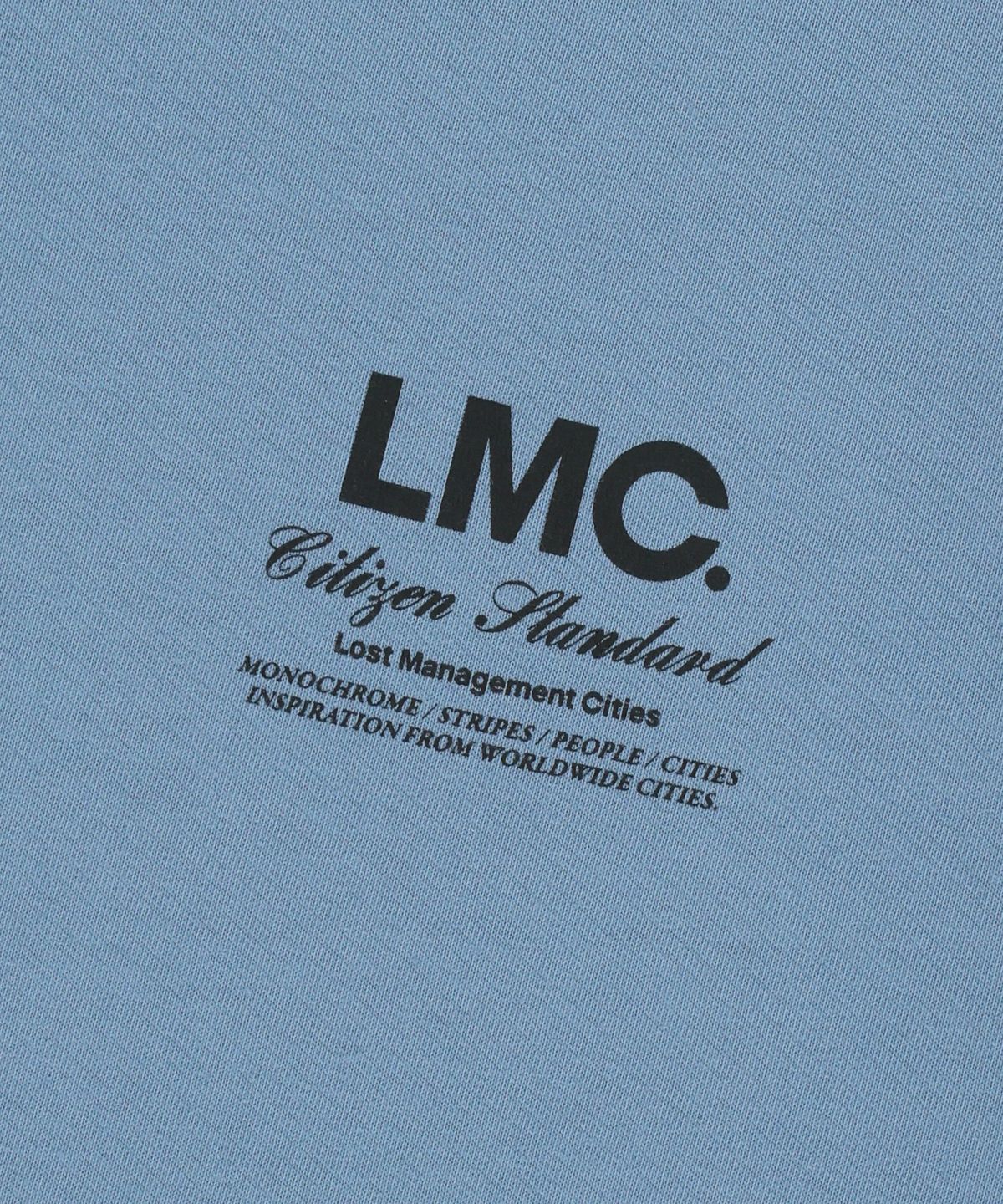 엘엠씨(LMC) FLYING PUPPY TEE gray blue