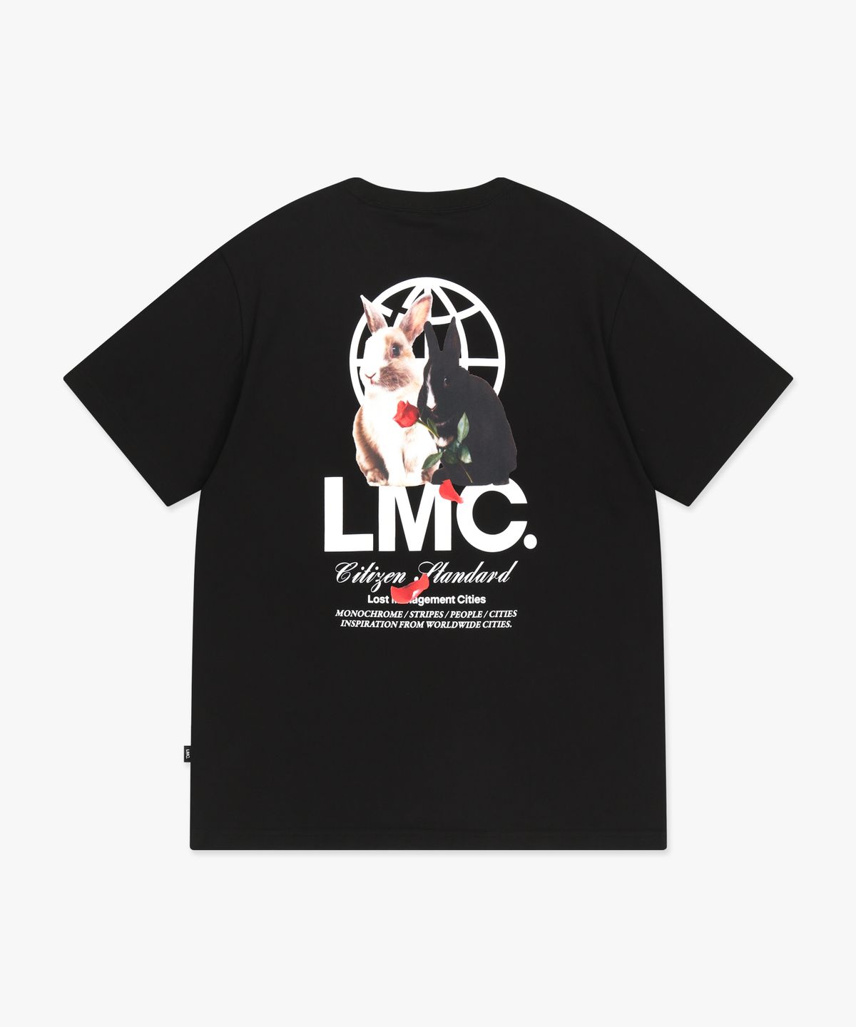 엘엠씨(LMC) MONO RABBIT GLOBE TEE black