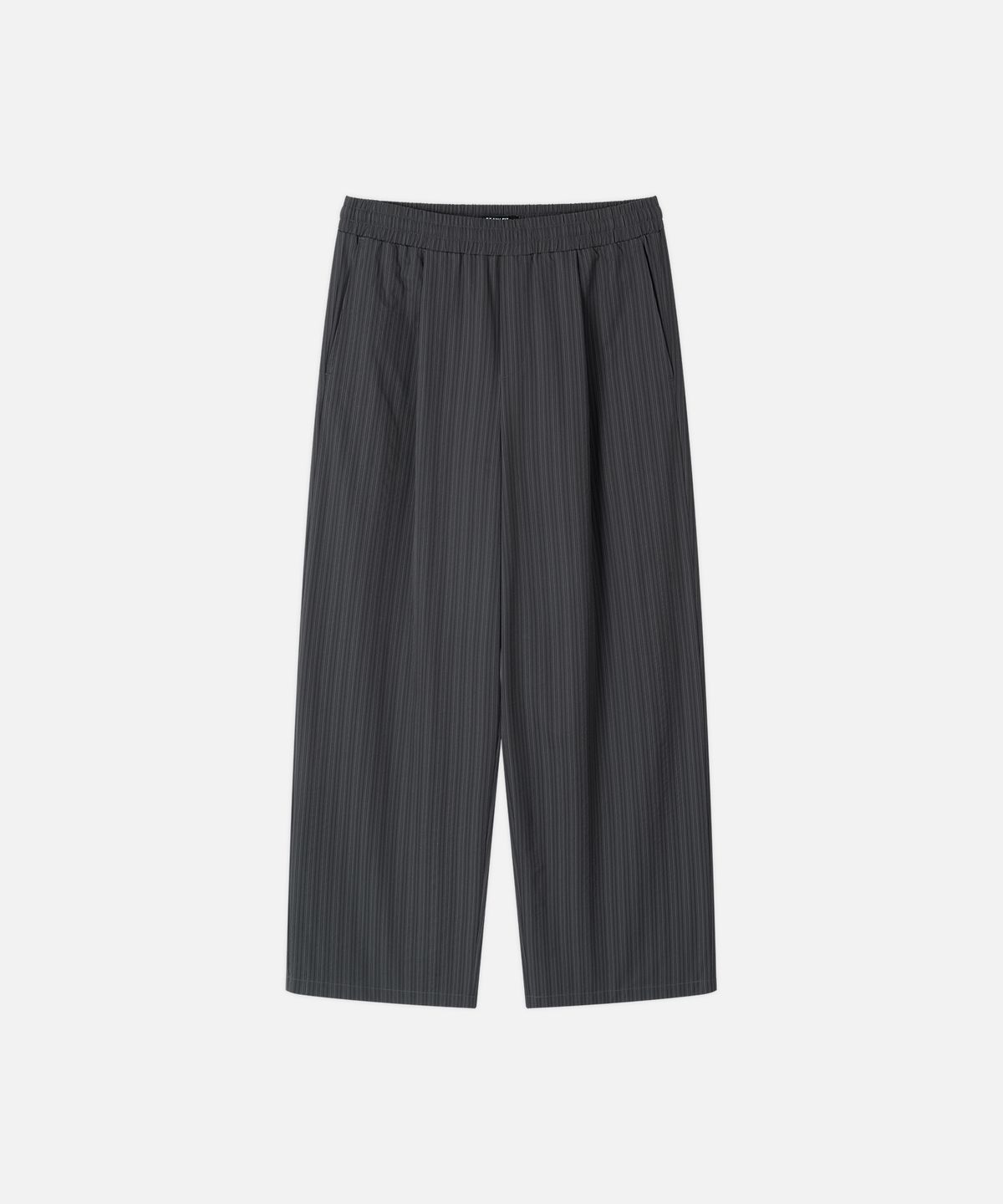 드로우핏(DRAW FIT) 러슬 스트라이프 밴딩 팬츠 [CHARCOAL]