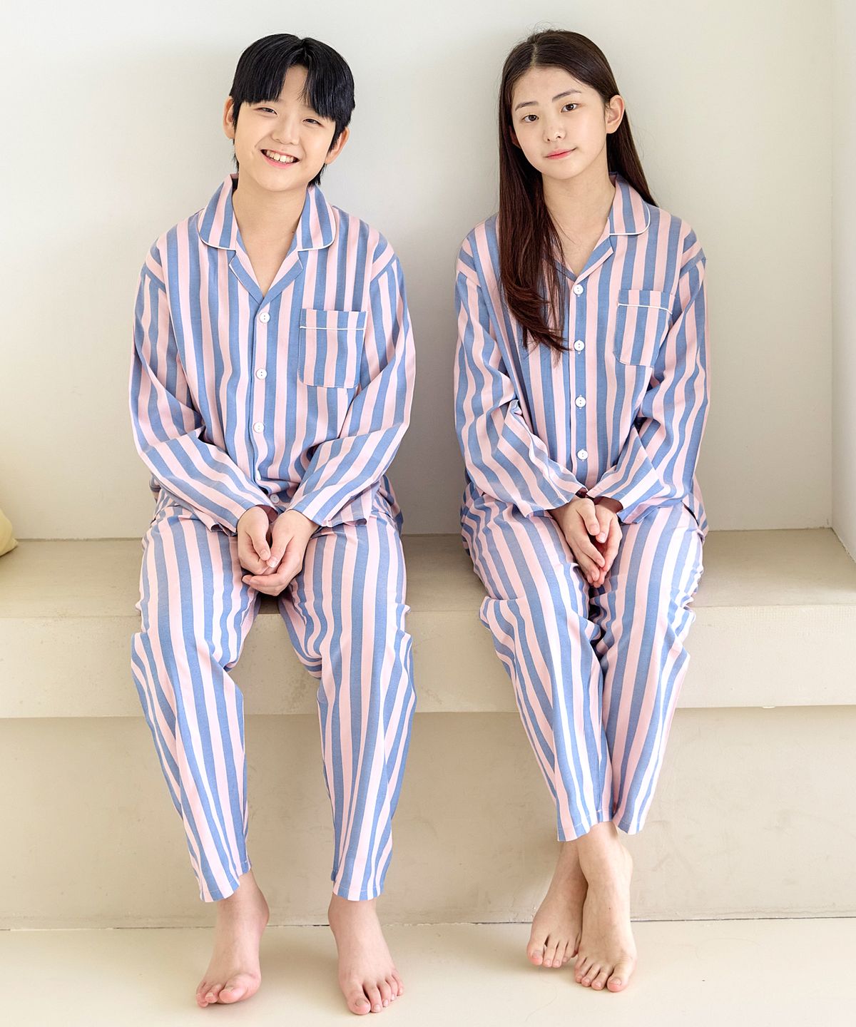 핑코코(PINGCOCO) 핑코코 2112 인디핑 주니어 긴팔 잠옷 파자마세트