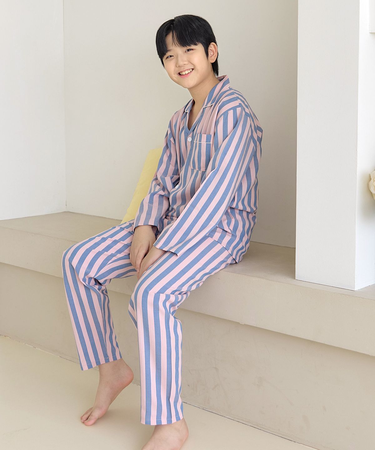핑코코(PINGCOCO) 핑코코 2112 인디핑 주니어 긴팔 잠옷 파자마세트