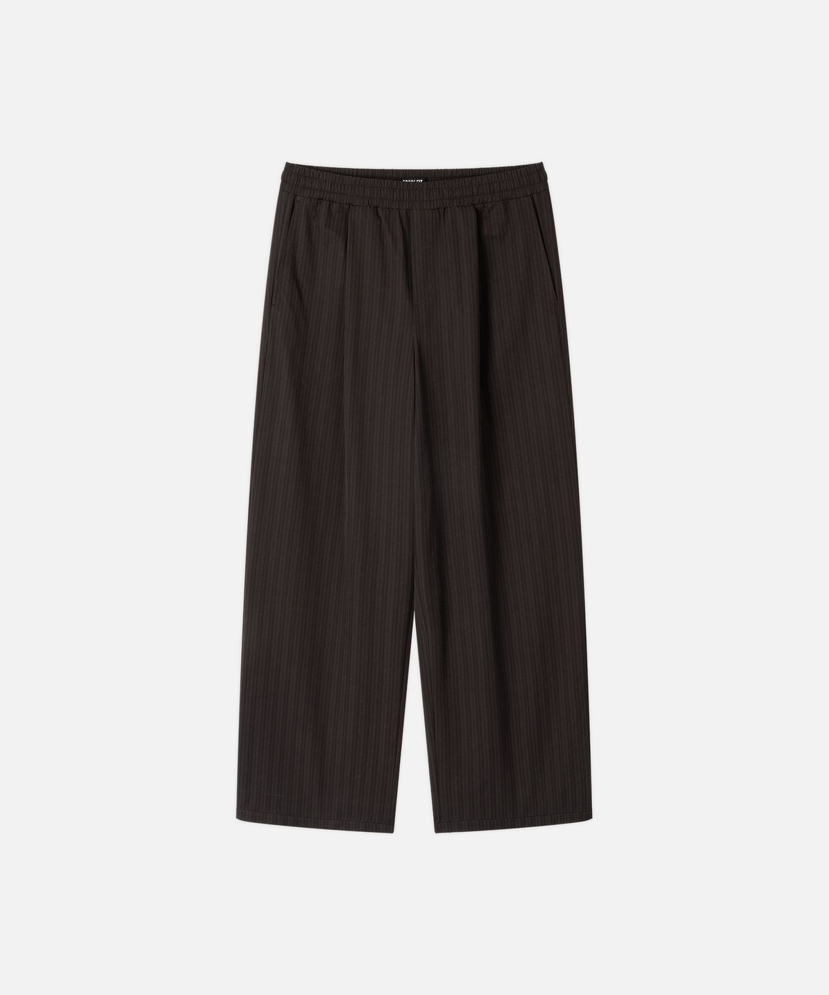 드로우핏(DRAW FIT) 러슬 스트라이프 밴딩 팬츠 [BROWN]