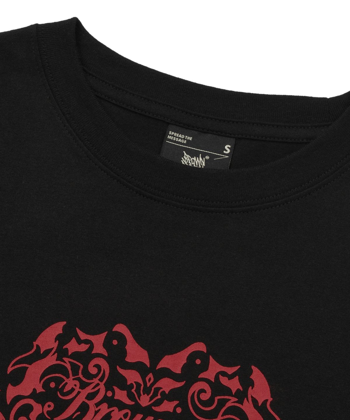 브라운브레스(BROWNBREATH) W BB EMBLEM TEE - BLACK