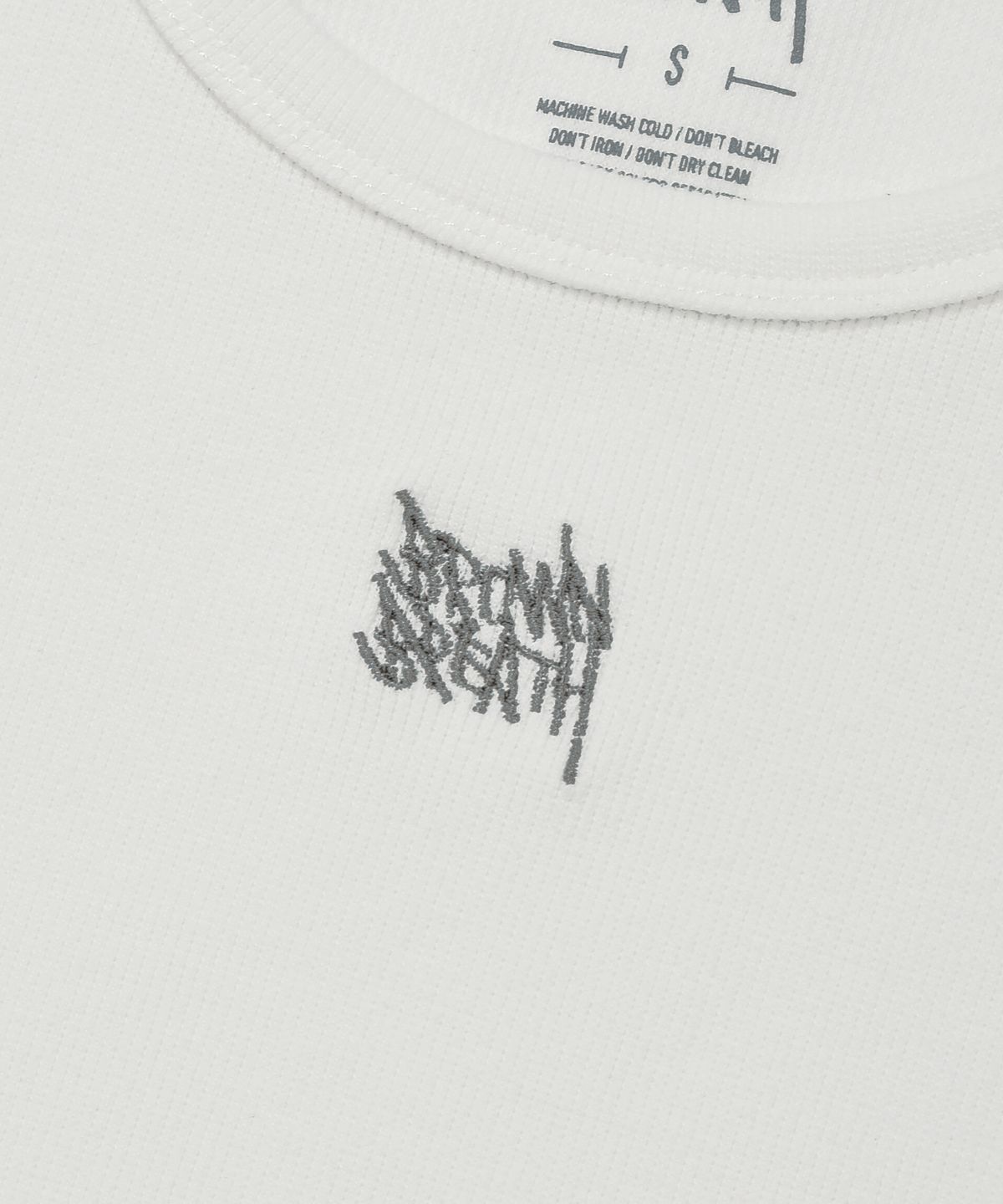 브라운브레스(BROWNBREATH) W TAG BASIC SLEEVELESS - WHITE