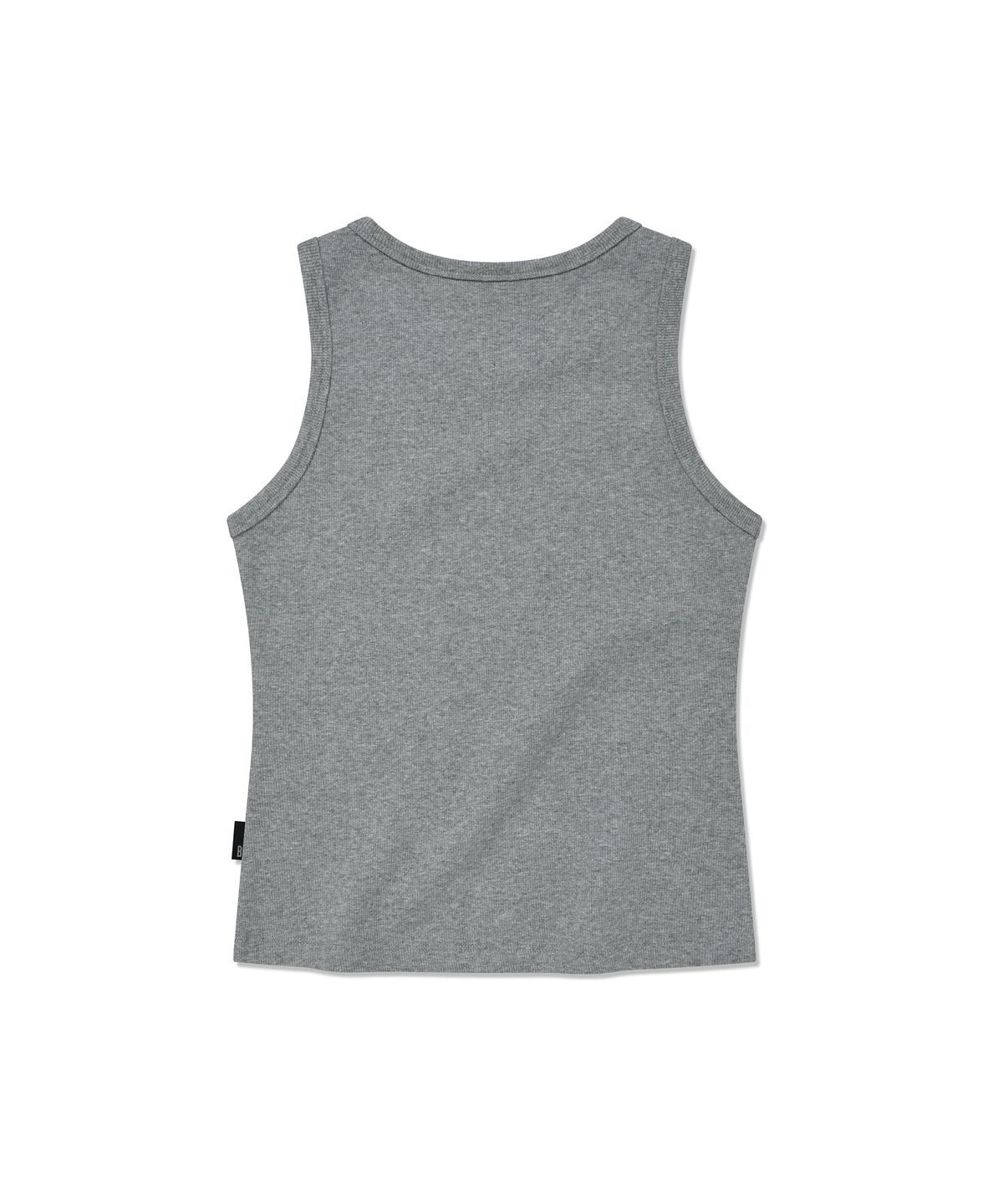 브라운브레스(BROWNBREATH) W TAG BASIC SLEEVELESS - MELANGE GREY