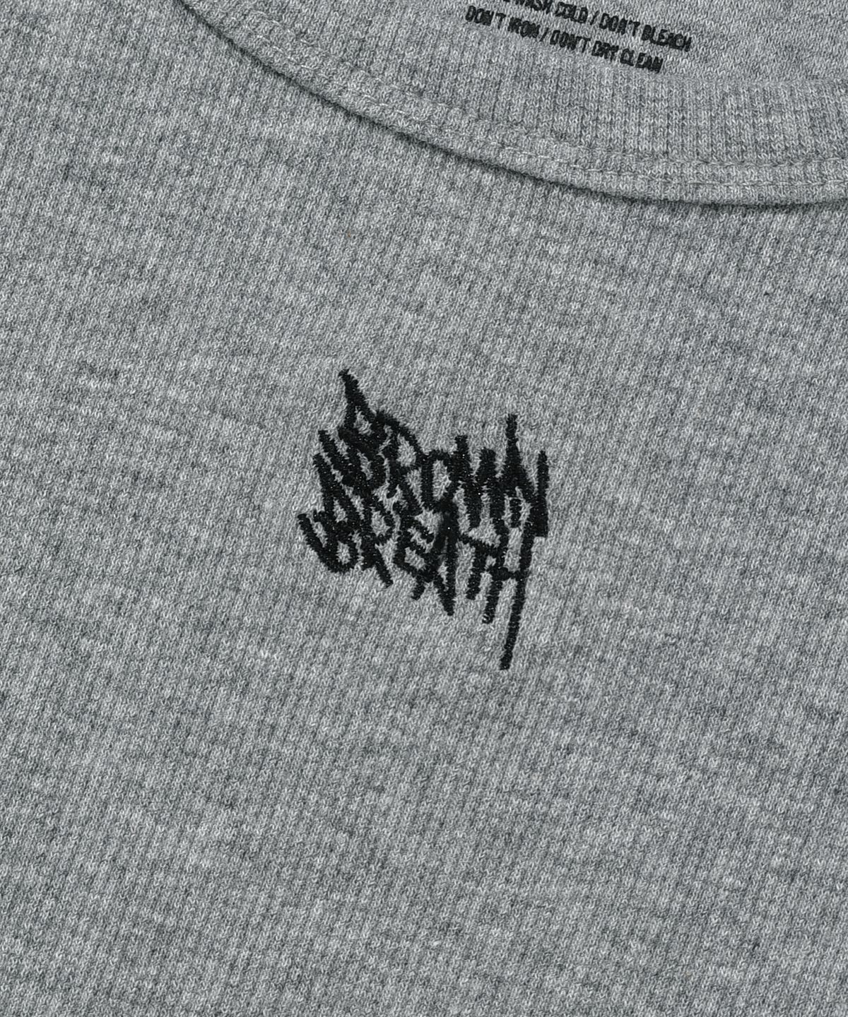 브라운브레스(BROWNBREATH) W TAG BASIC SLEEVELESS - MELANGE GREY