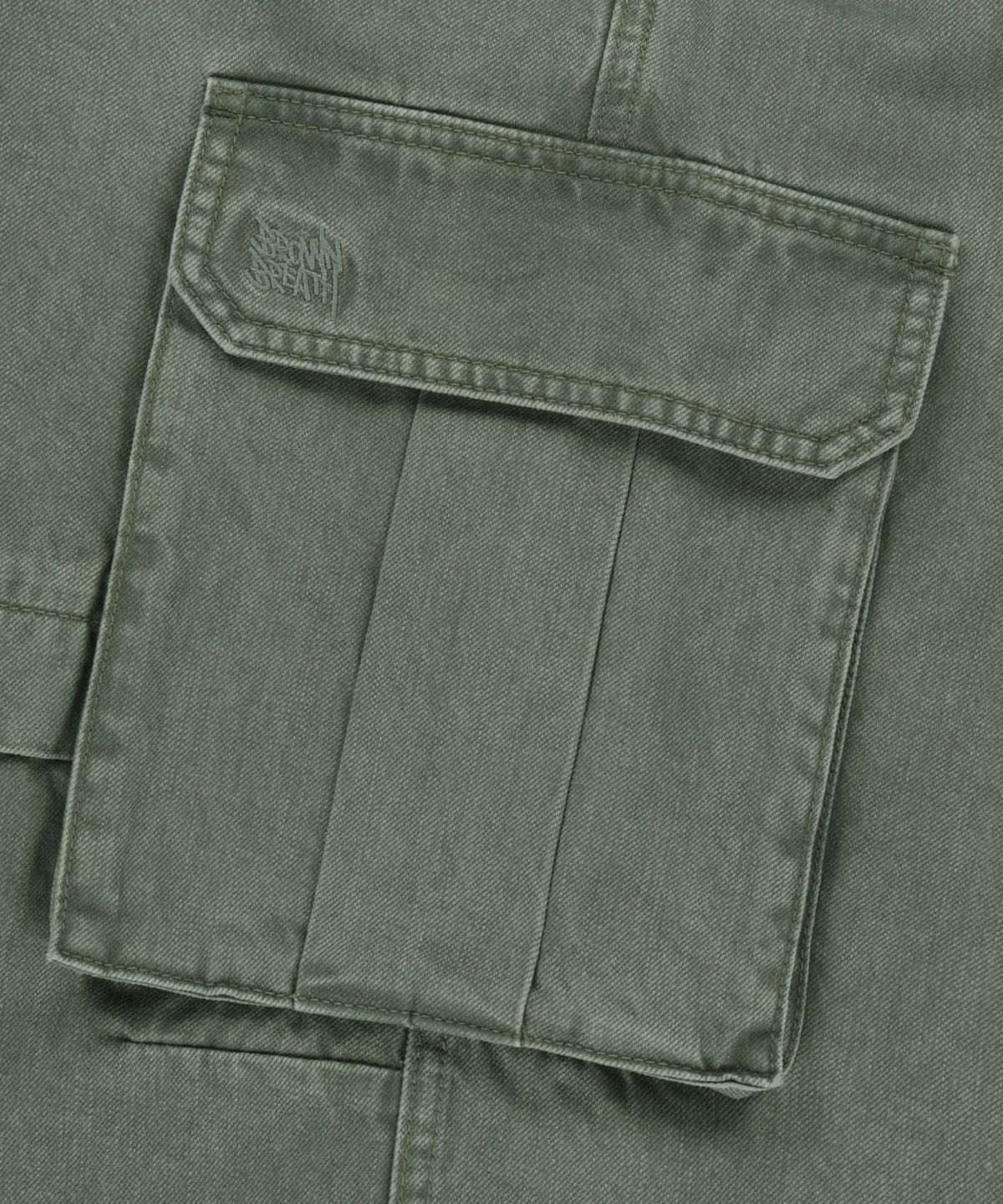 브라운브레스(BROWNBREATH) CARGO BERMUDA PANTS - LIGHT KHAKI